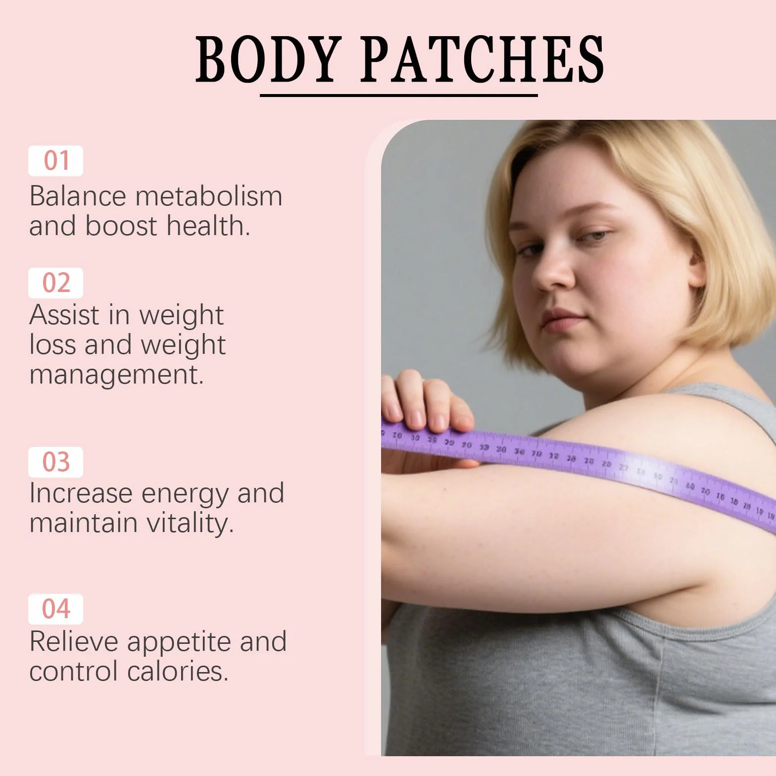 Cerotti Dimagranti Metabalance Patch, 90 Pezzi, Slimming Patch per Dimagrire, Ingredienti Naturali