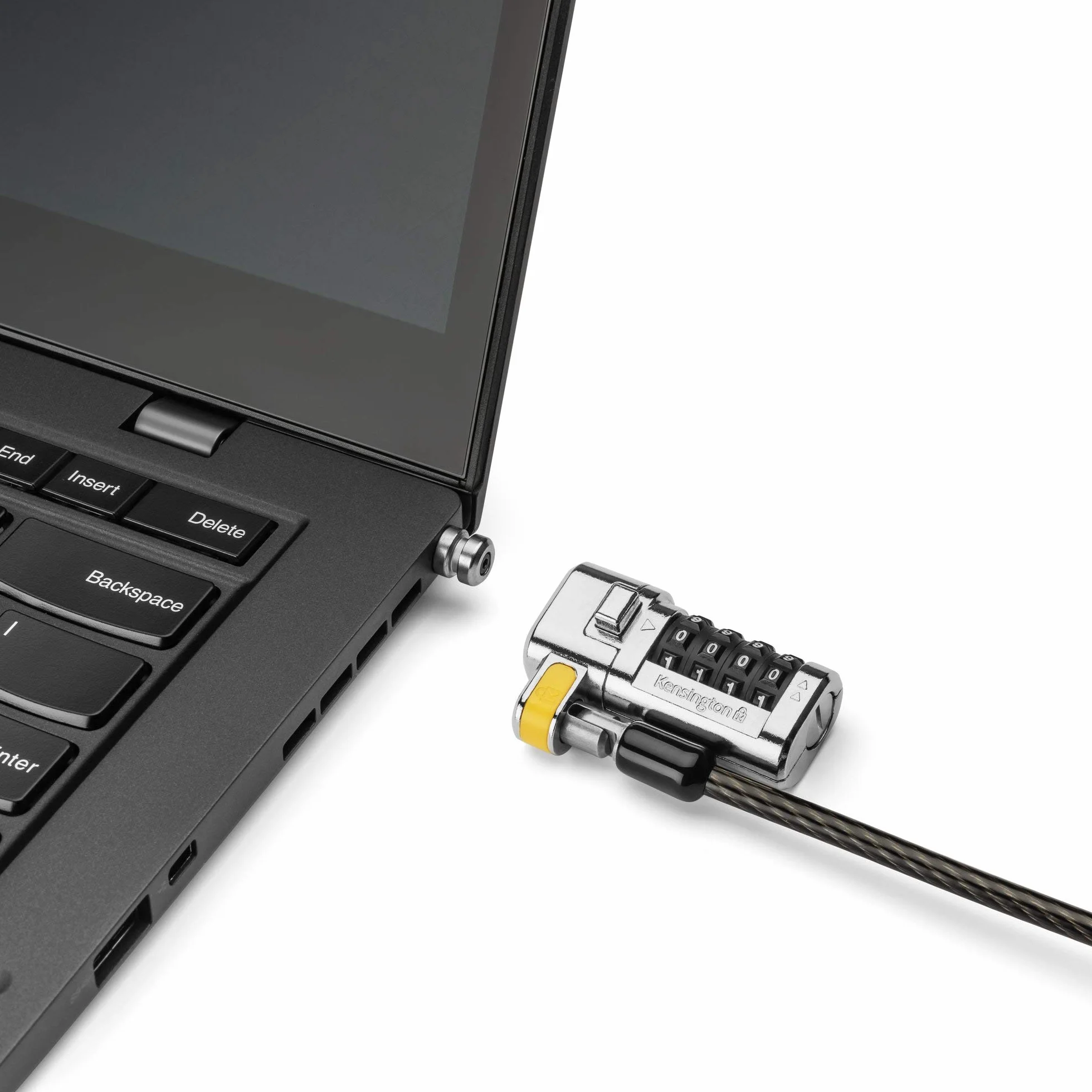 Kensington Lucchetto con combinazione ClickSafe 3-in-1 - Adatto a tutti i dispositivi con slot T-Bar standard, nano o Wedge, Lucchetto per laptop Dell, HP, Acer (K68105EU)