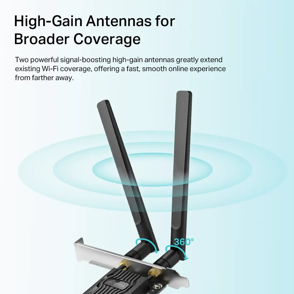 TP-Link Archer TX20E Interno WLAN / Bluetooth 1800 Mbit/s