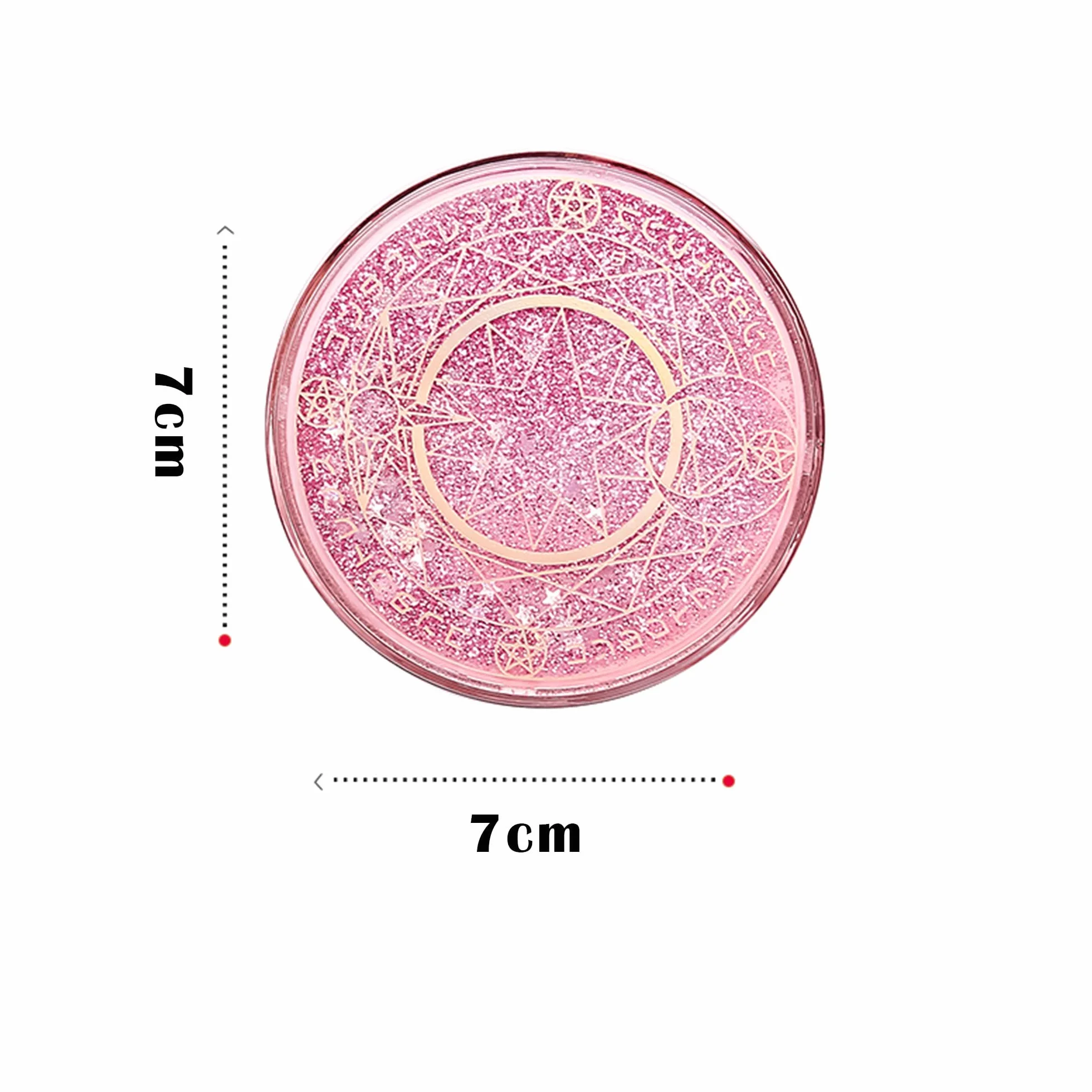 Plastica di alta qualità Contenitore per lenti a contatto Ragazza magica Mini Travel Kit Box con Astuccio per Due flaconi e pinzette