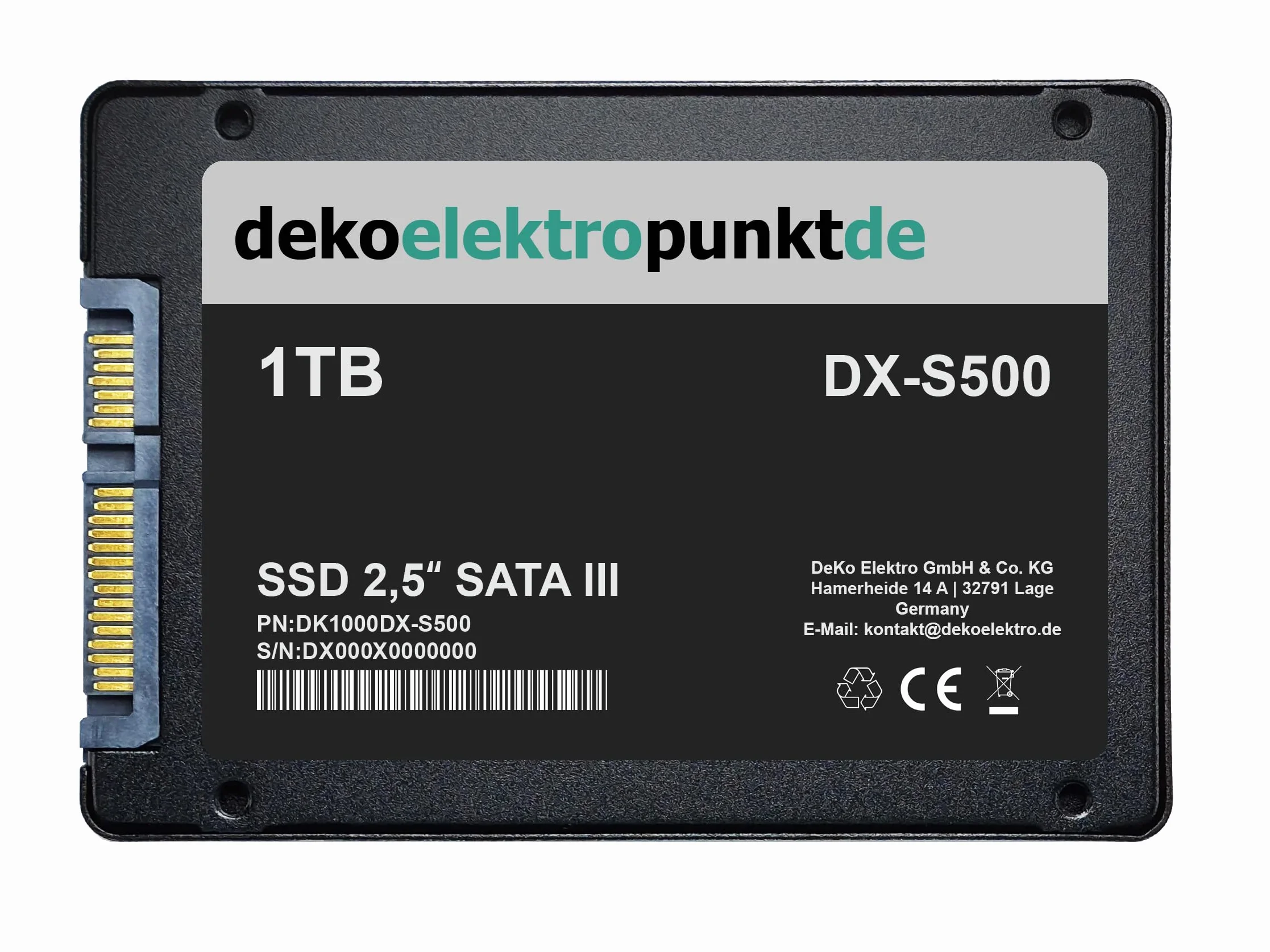 Hard disk SSD da 1TB per Sony Playstation 4, PS4 Pro, PS4 Slim, interno 2,5"