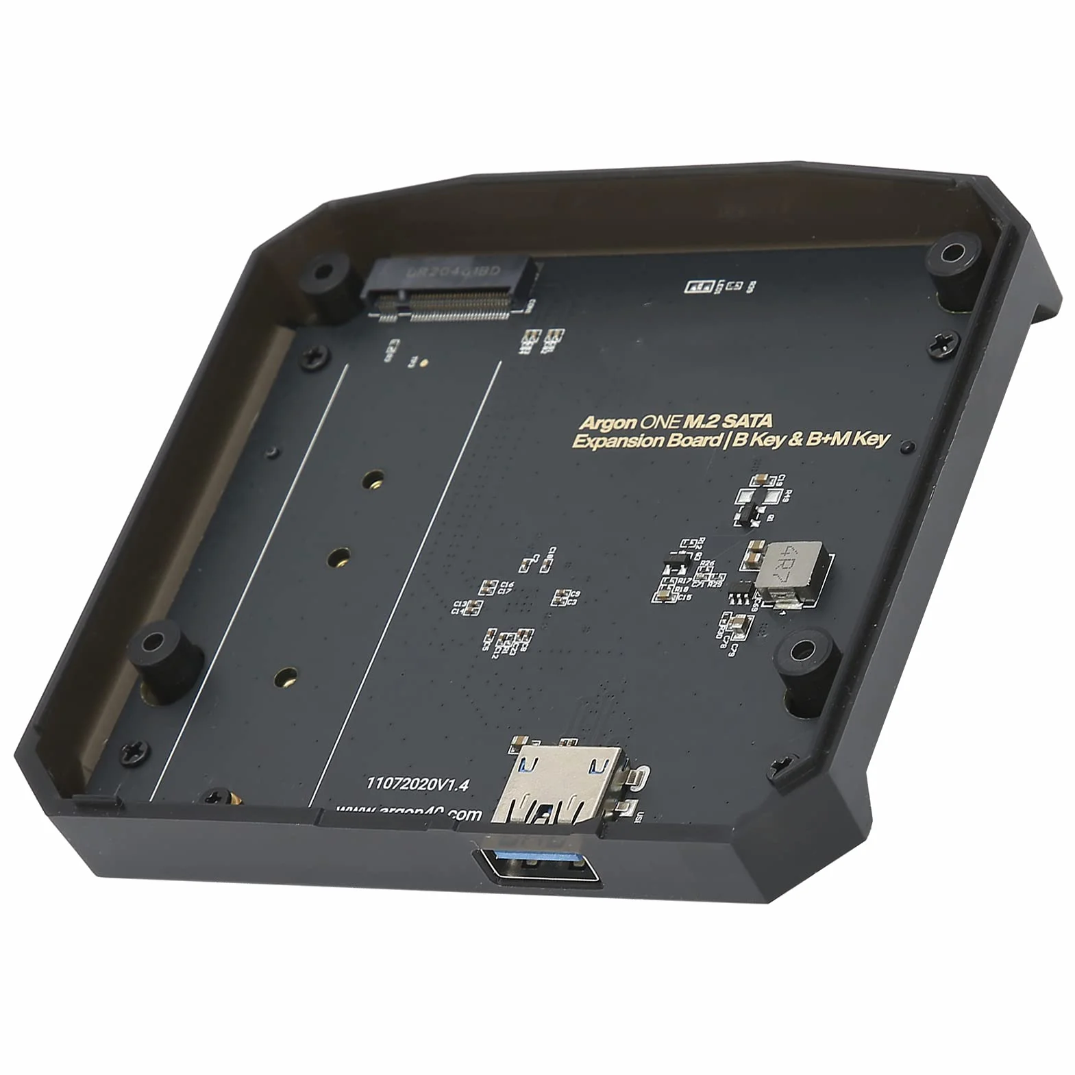 per Scheda di Espansione per Argon One M.2 per 4B, SSD SATA M.2 a Modulo di Espansione USB 3.0 / Chiave NGFF SSD M.2 B e Chiave B + M (2280 2260 2242 2230)