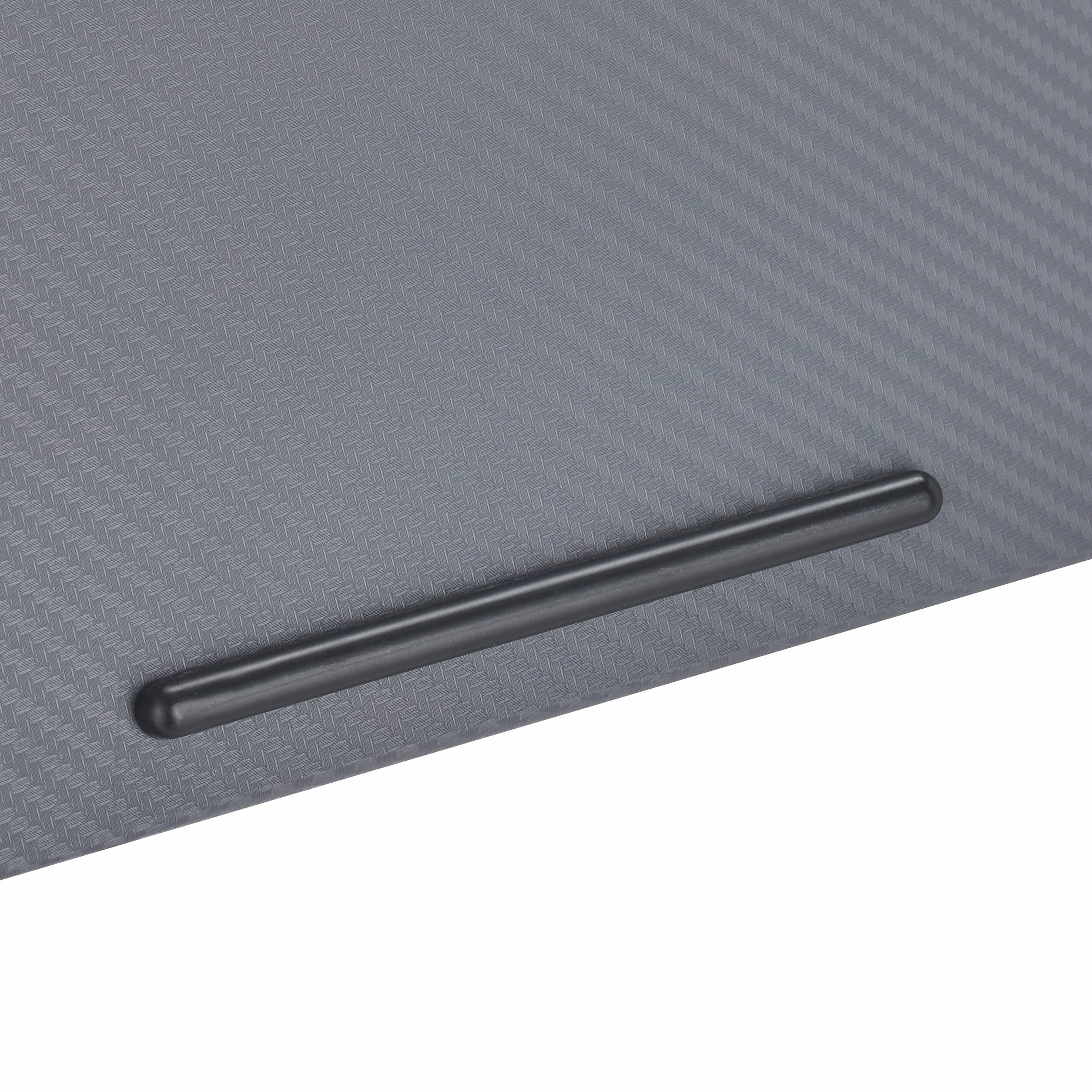 Relaxdays Supporto Pc Portatile con Cuscino con Mouse Pad, Vassoio per Laptop, Barra Antiscivolo, LxP 57,5x30 cm, grigio
