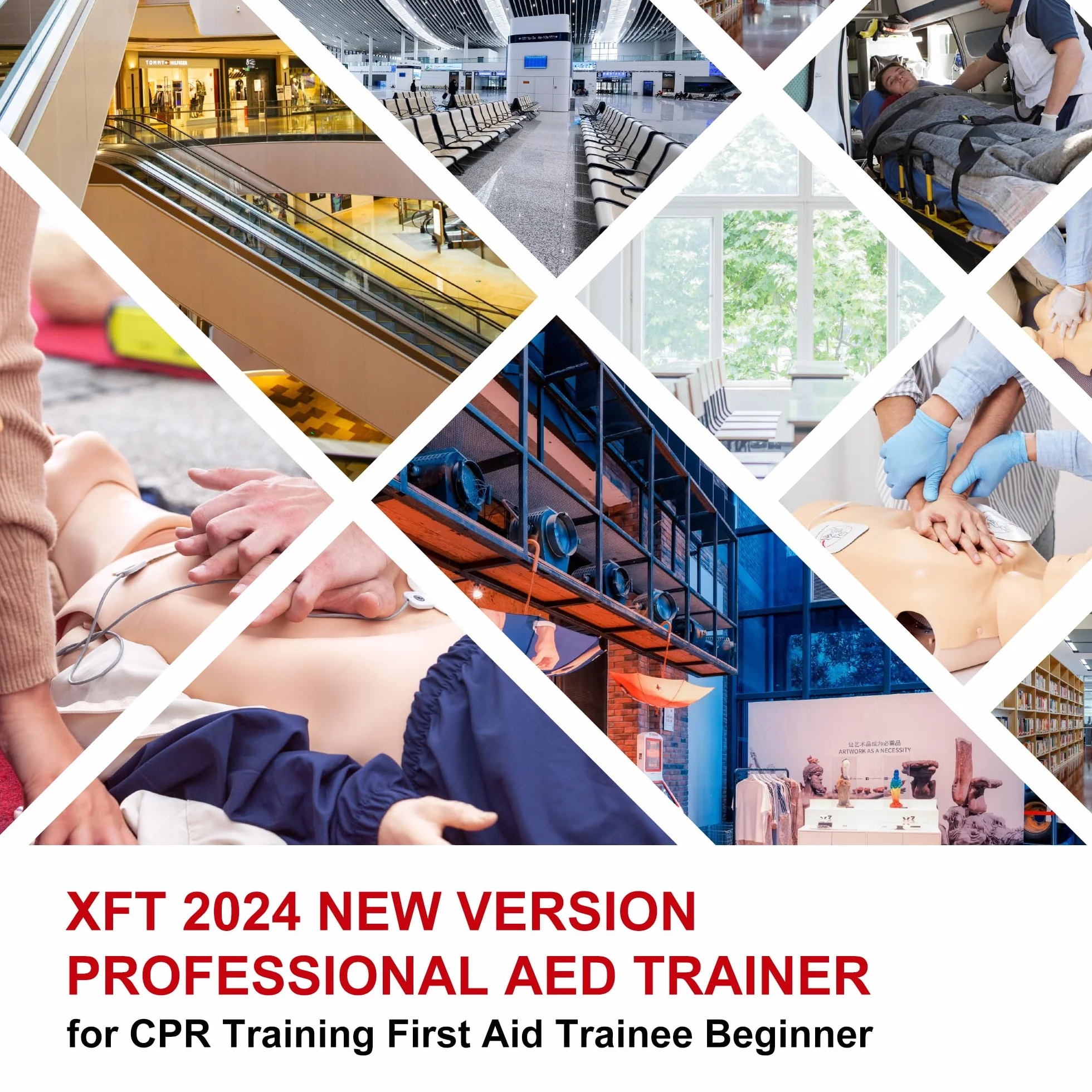 XFT Kit addestramento DAE simulatore defibrillatore CPR XFT-120N