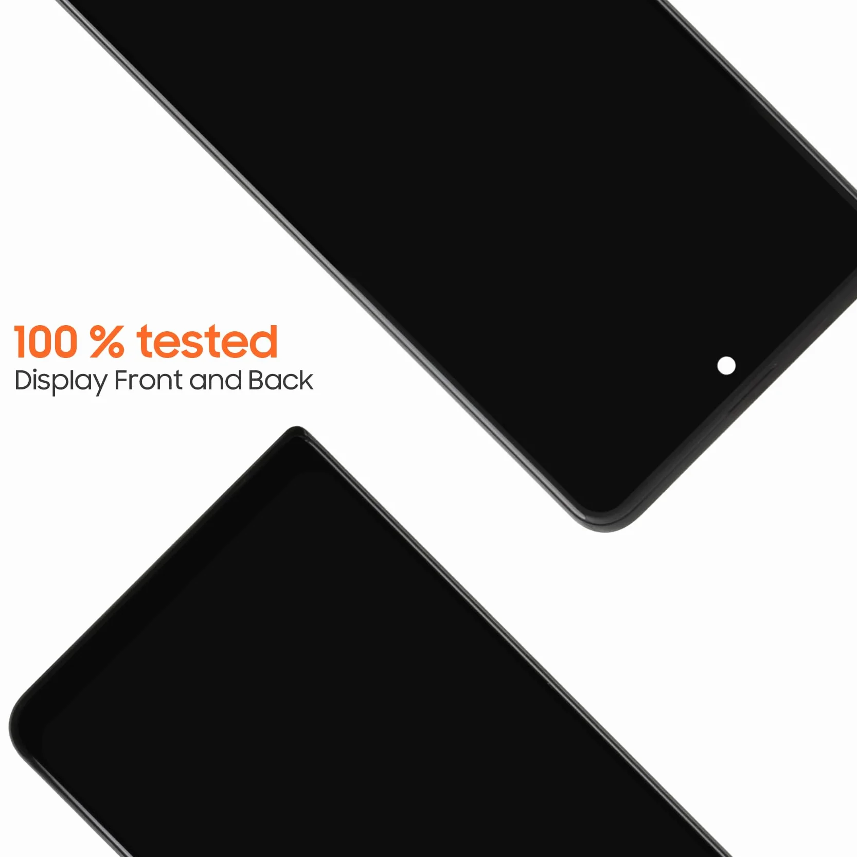(Schermo esterno) Schermo LCD per Samsung Z Fold 5 LCD Display per Galaxy Z Fold5 SM-F946B SM-F946U 6,2" Schermo di Ricambio Digitalizer Touchscreen Assembly con Riparazione (Nero Incell, Senza