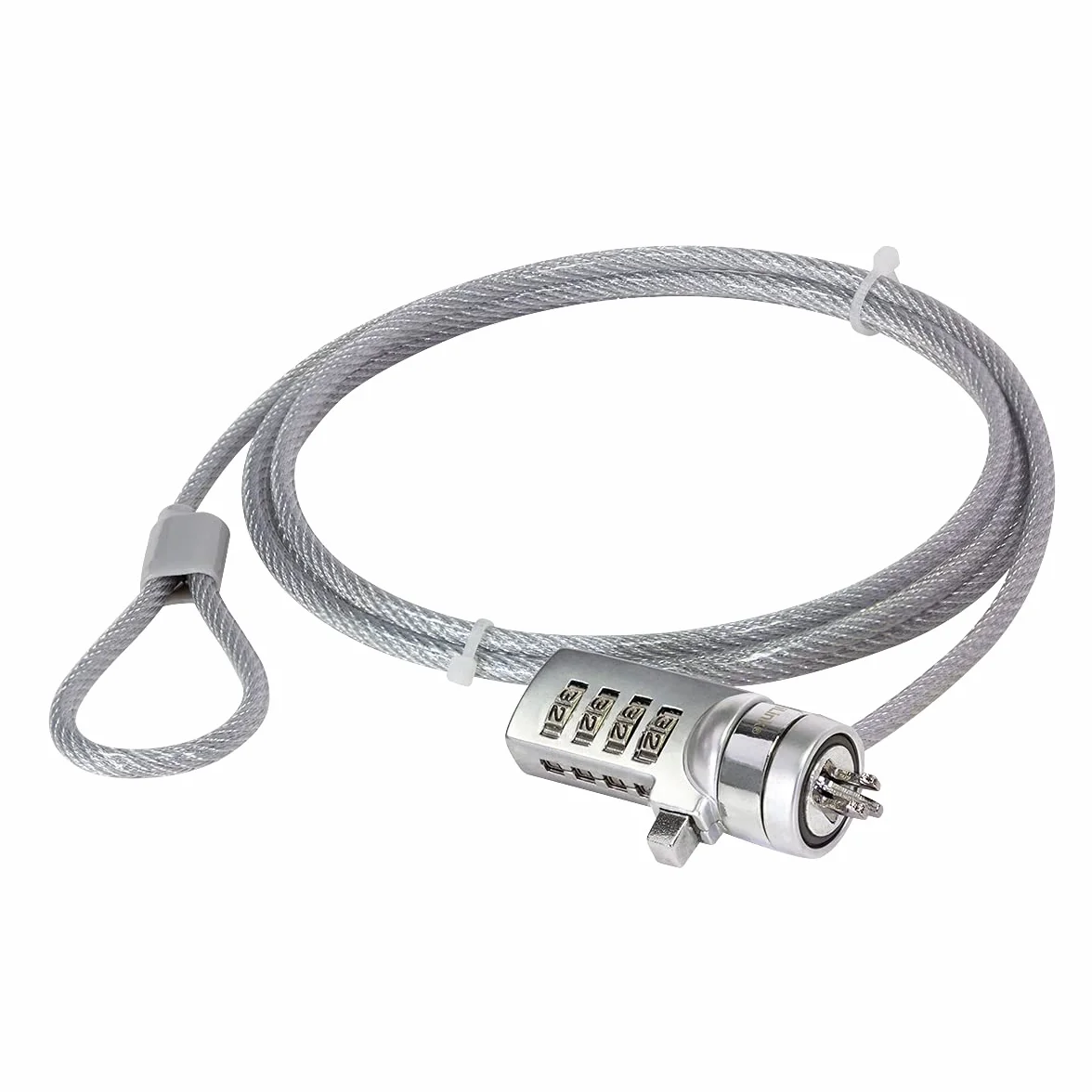 Logilink NBS002 - Lucchetto di sicurezza con codice numerico, 1,50 m