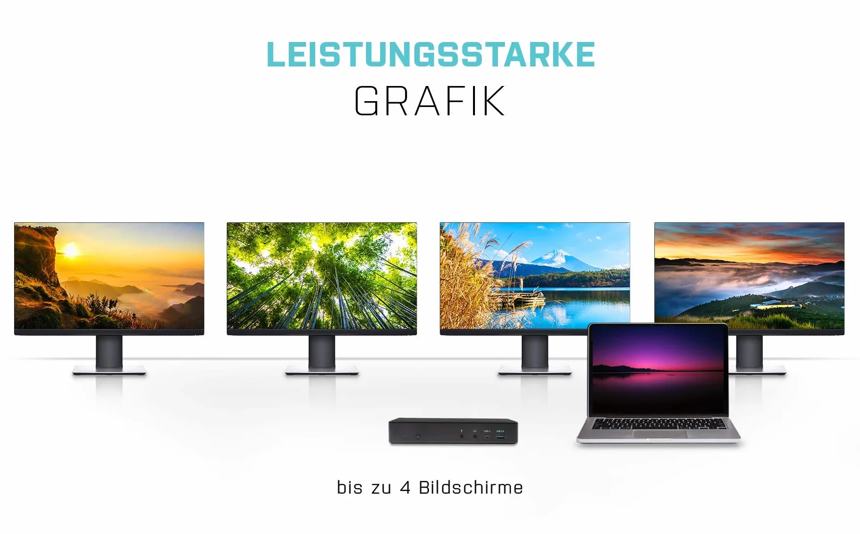 I-Tec USB-C Quattro Display Stazione Docking con Consegna Alimentazione, Accessori I-Tec