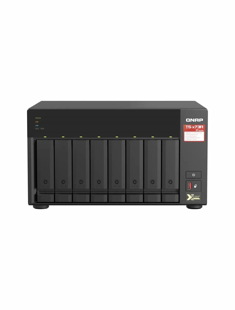 QNAP TS-873A-8G NAS Server 8-Bay Tower Ethernet V1500B