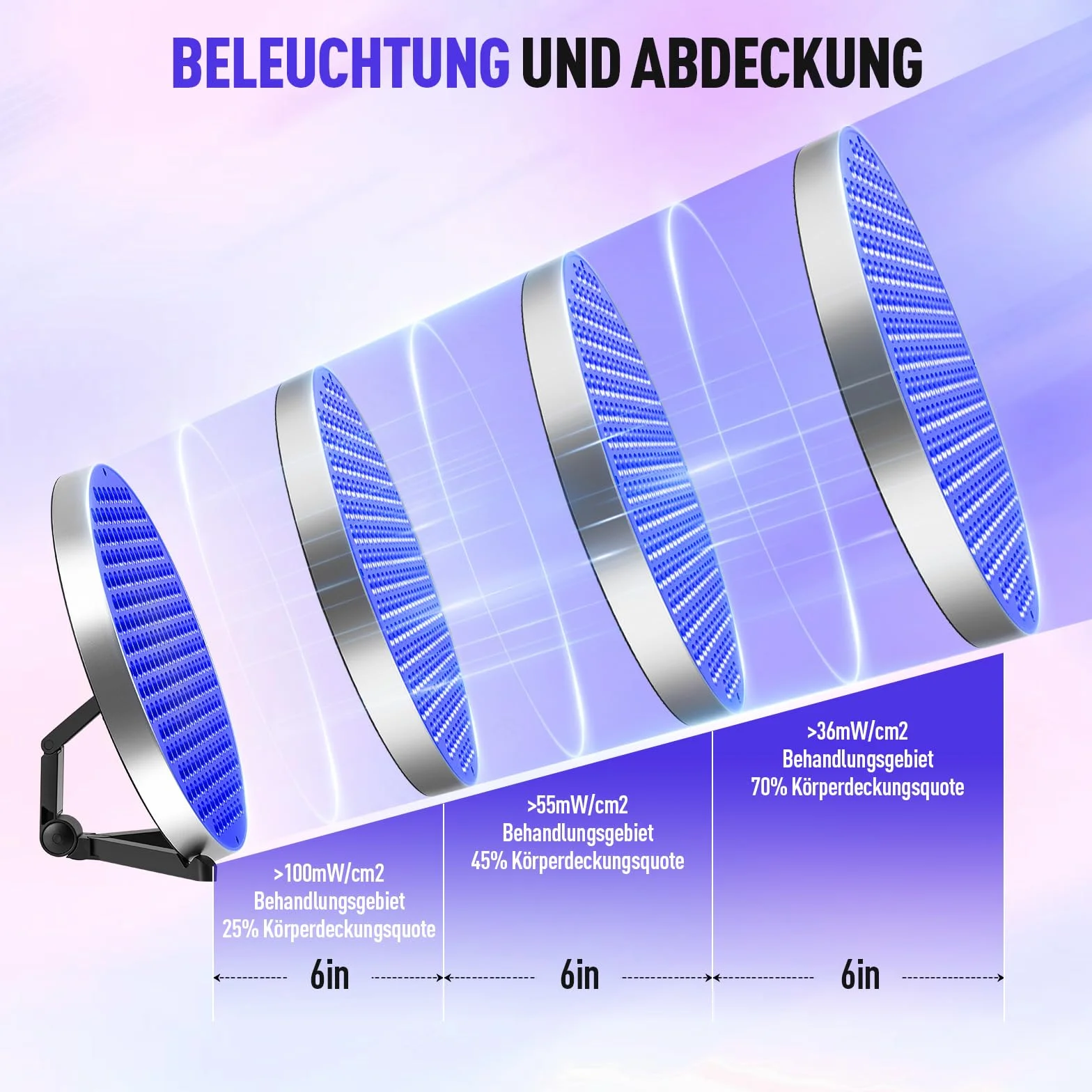 Solarium per la casa 50 W 250 LED 460 NM lampada abbronzante portatile con occhiali solarium supporto pieghevole regolabile