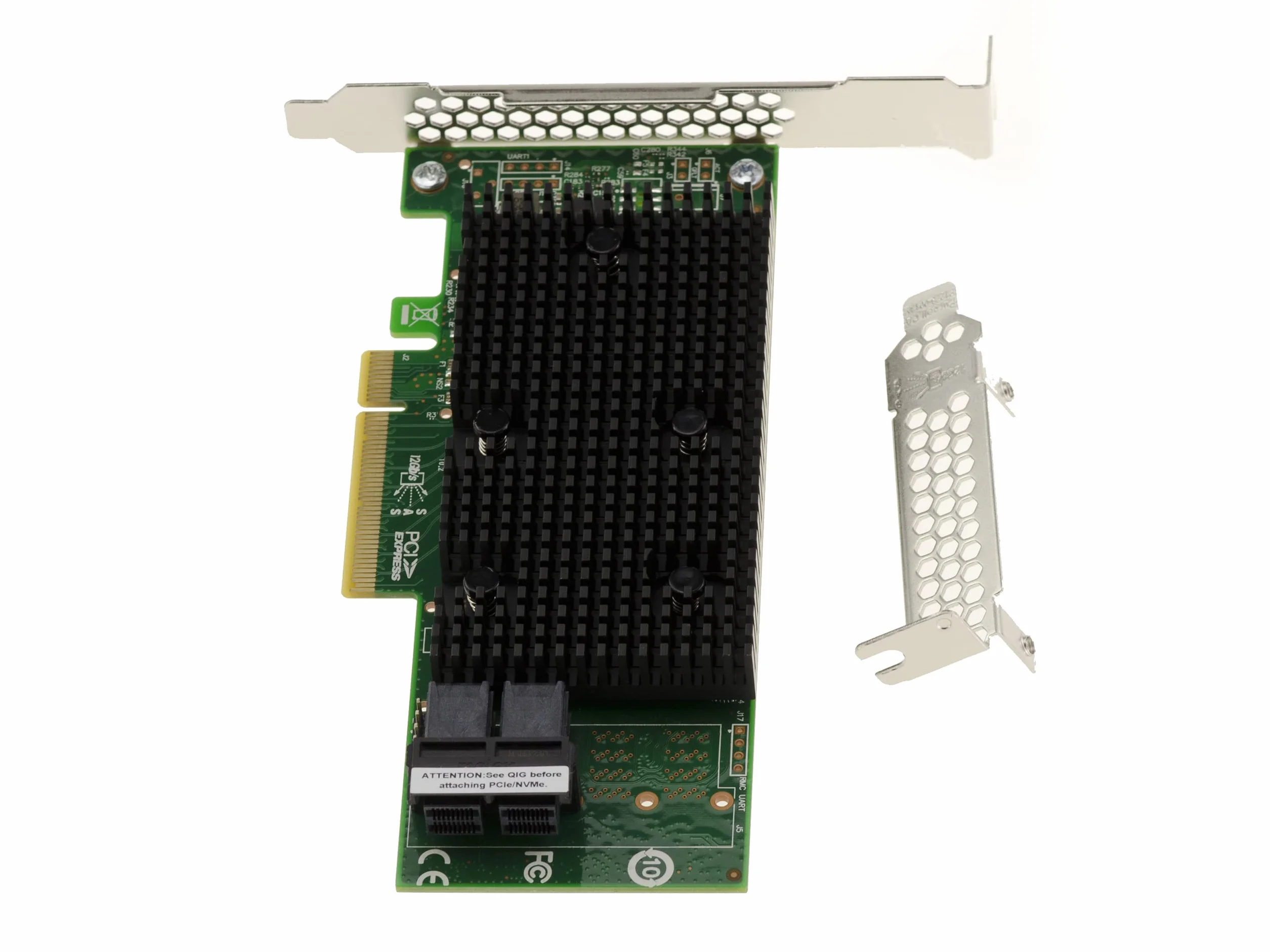 KALEA-INFORMATIQUE Scheda controller PCIe 3.1 SAS + SATA + NVMe 12GB 8 porte interne. Modello OEM 9400-8i