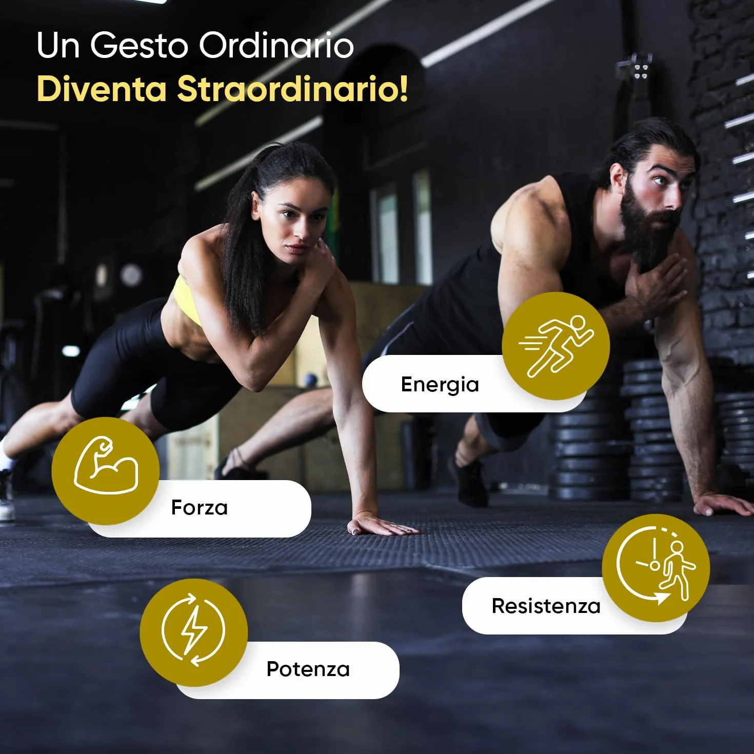 Creatina Monoidrato Gommose Vegane 5000mg per Dose Senza Zucchero Aroma Limone