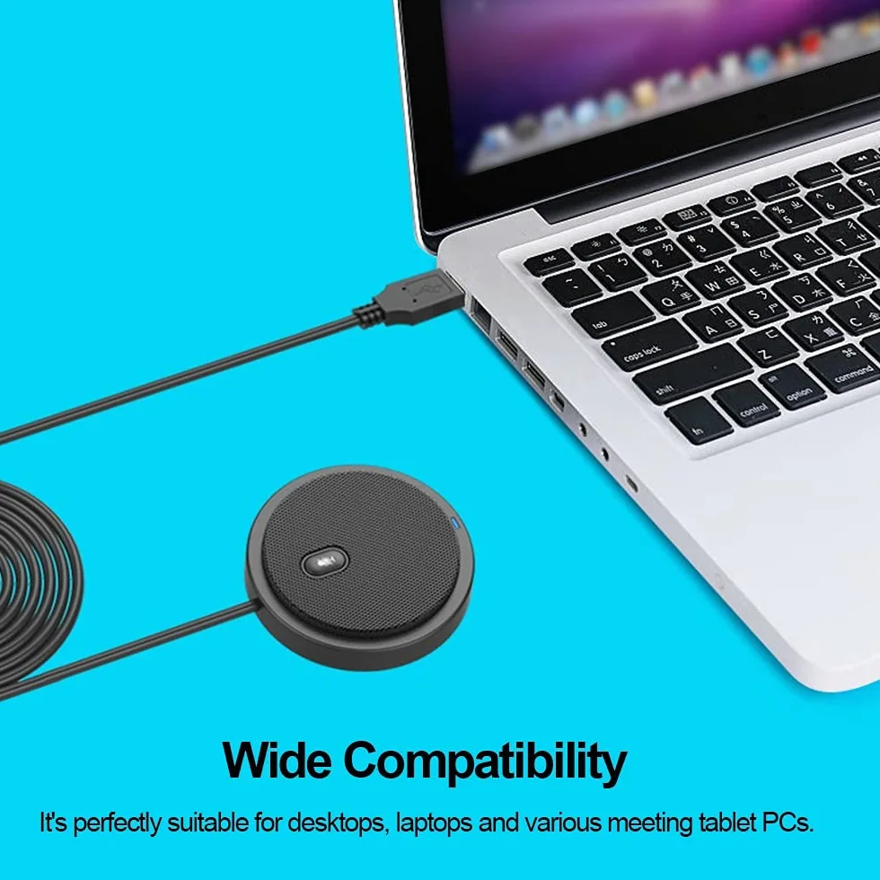 ywzhushengmaoyi mikrofon USB Omni-direzionale Condensatore Microfono Microfono per la riunione Conferenza Aziendale Computer Laptop Voice Direct Pickup Microfono Microphone (Color : USB Microphone)
