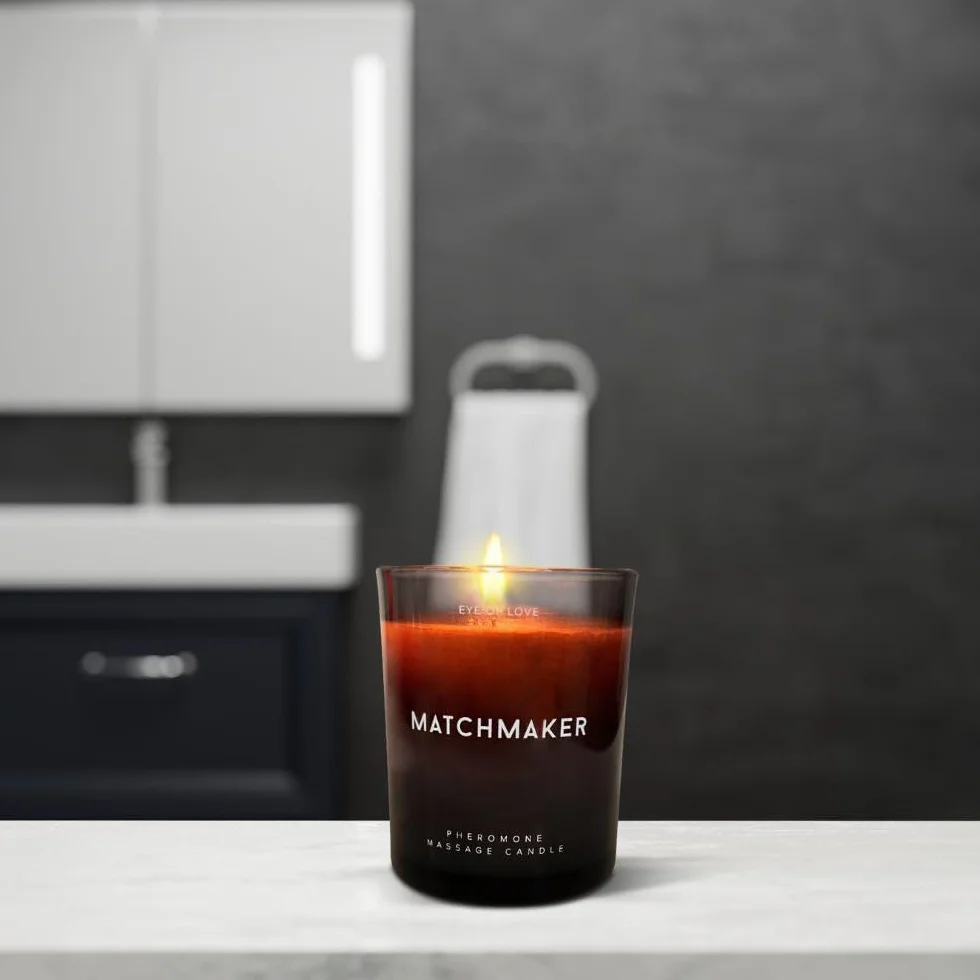 EYE OF LOVE MATCHMAKER BLACK DIAMOND MASSAGE CANDLE 150 ML