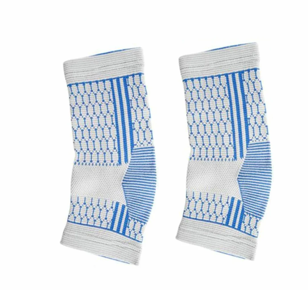 Fascia Elastica Caviglia Supporto Tutore Protezione Calcio Pallacanestro Running Sport Fitness Traspirante Uomo Donna (2, JACQUARD, Taglia unica)