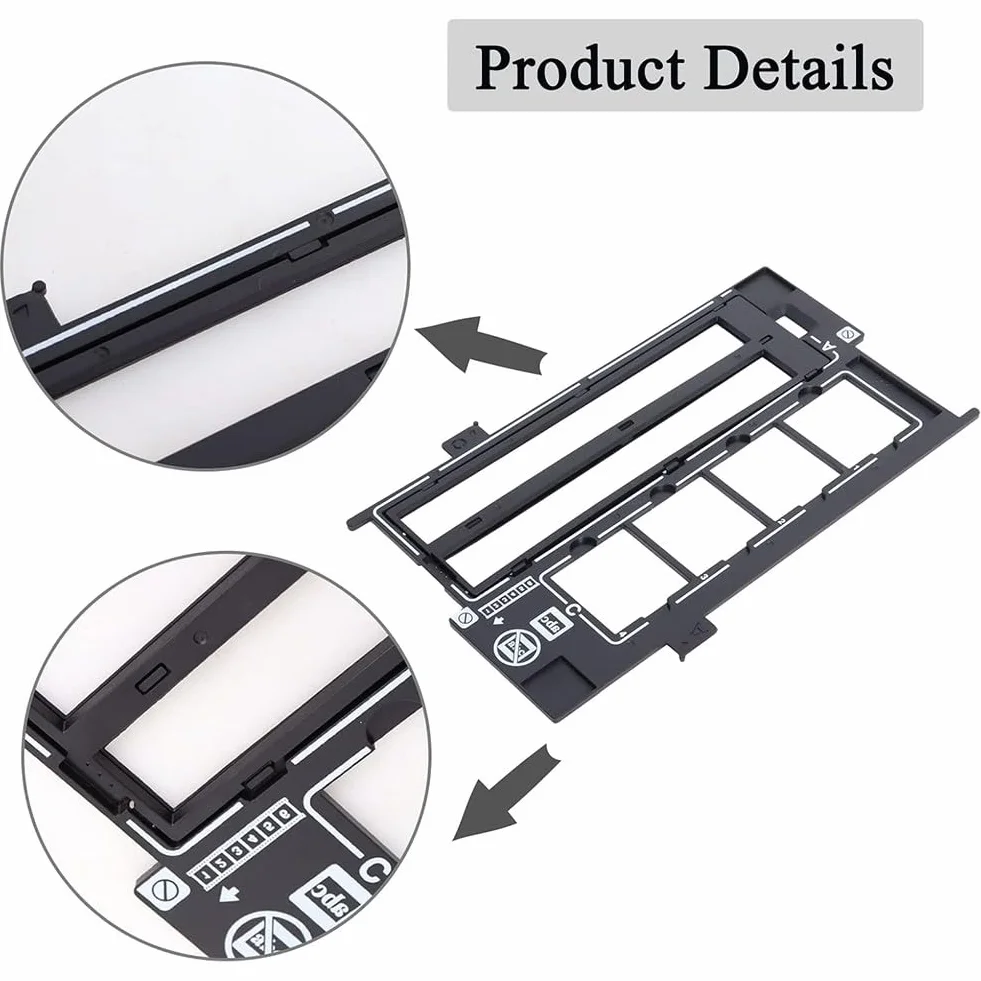 Supporto per scanner di pellicola, adattatore a scorrimento negativo per Epson V500 V600 4490, 35 mm Photo Guide