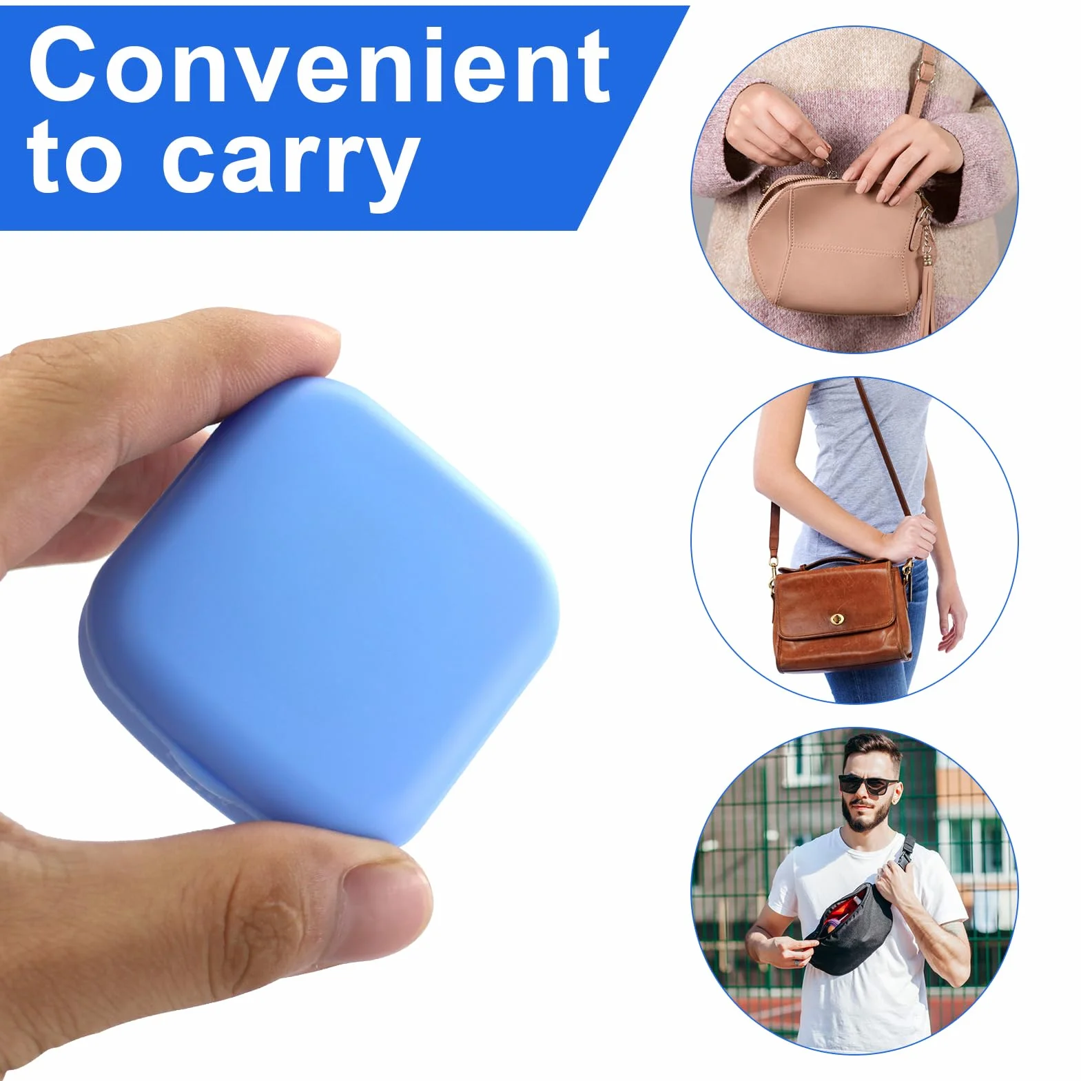Contenitori per Lenti a Contatto Set da Viaggio con Pinzette