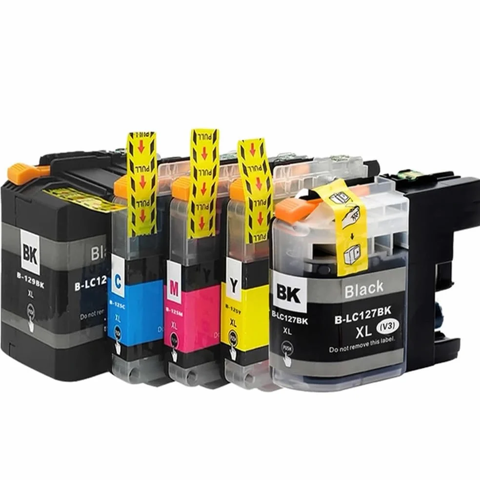 Cartuccia d'inchiostro LC127XL LC125XL LC127 LC125 compatibile con DCP J4110DW MFC J4410DW MFC J4510DW MFC J4610DW MFC J4710DW(5PCS 1SET)