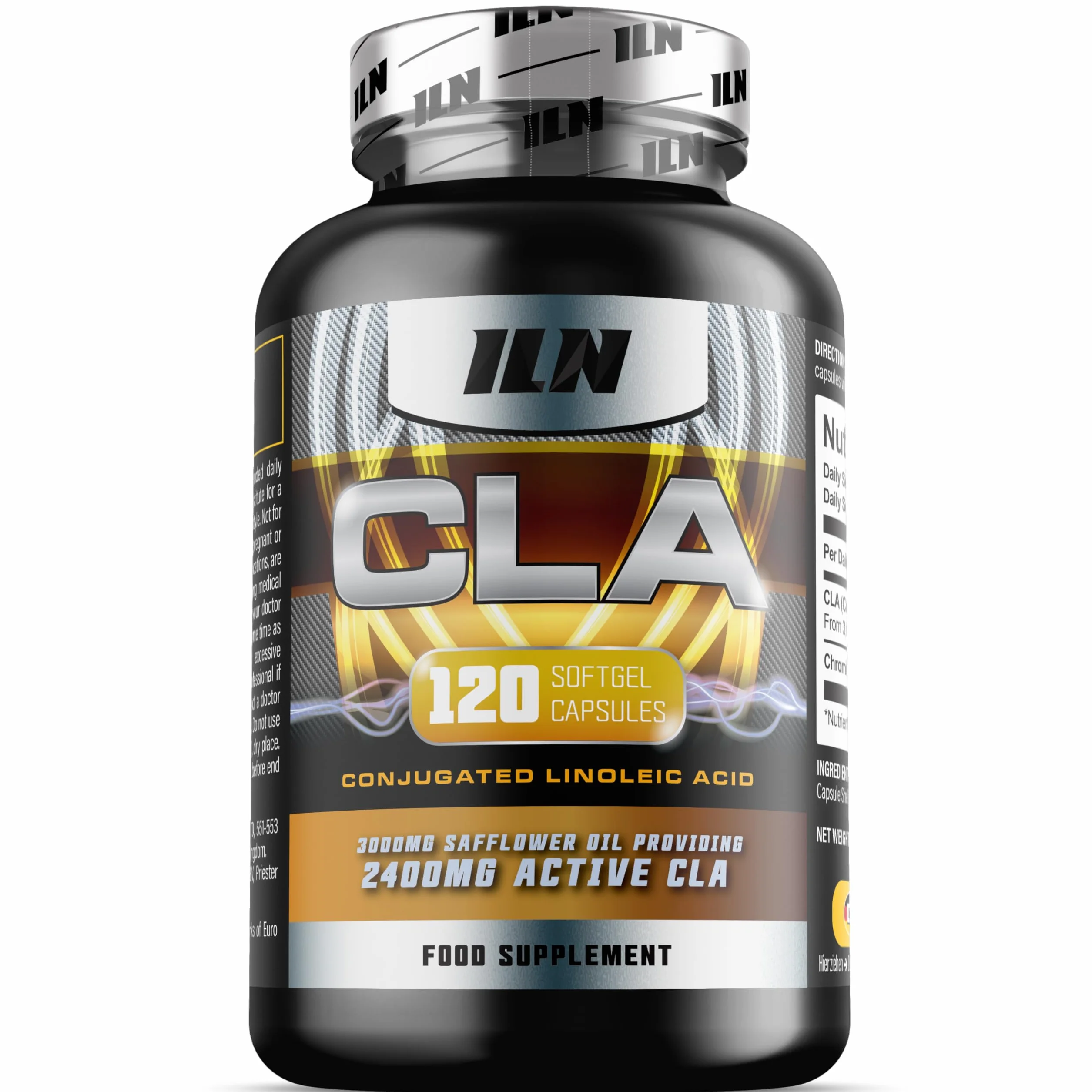 CLA 2400 mg con acido linoleico coniugato 3000 mg 80% isomeri cromo 120 softgel