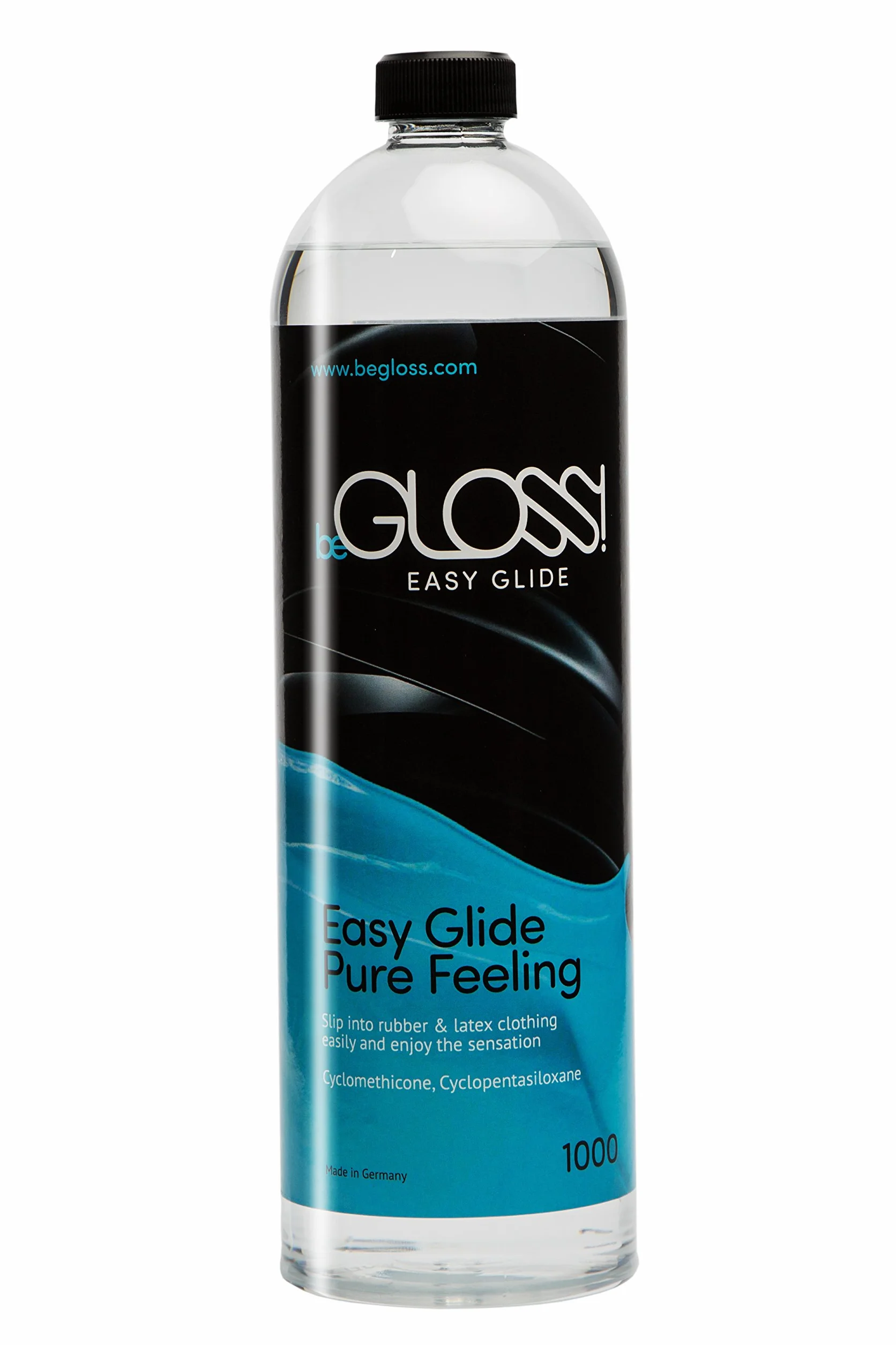 beGLOSS Easy Glide 1000 ml lubrykant do zakładania odzieży gumowej i lateksowej