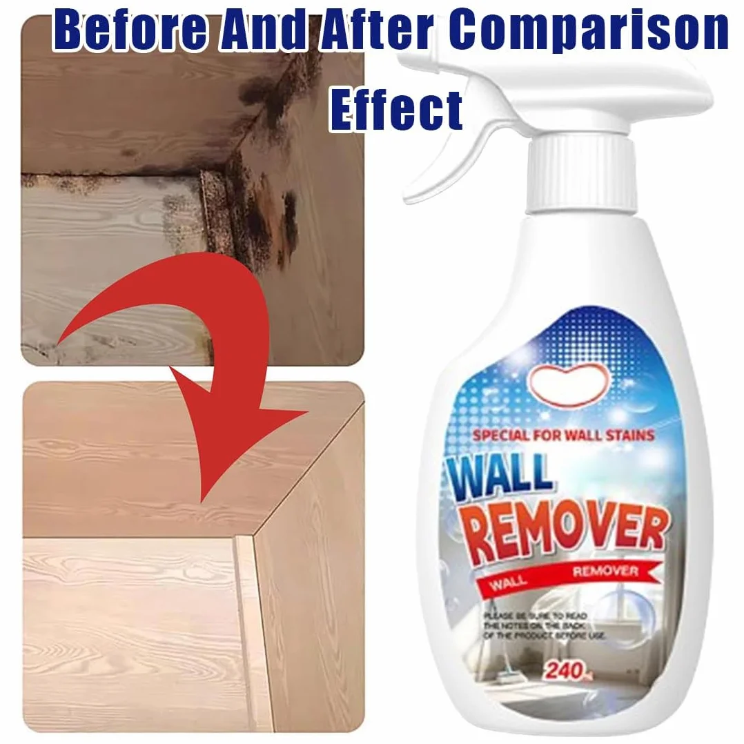 Wall Mold Remover Spray, Potente Spray Antimuffa Per Pareti, Azione Rapida, Pulizia Profonda, 2 pcs