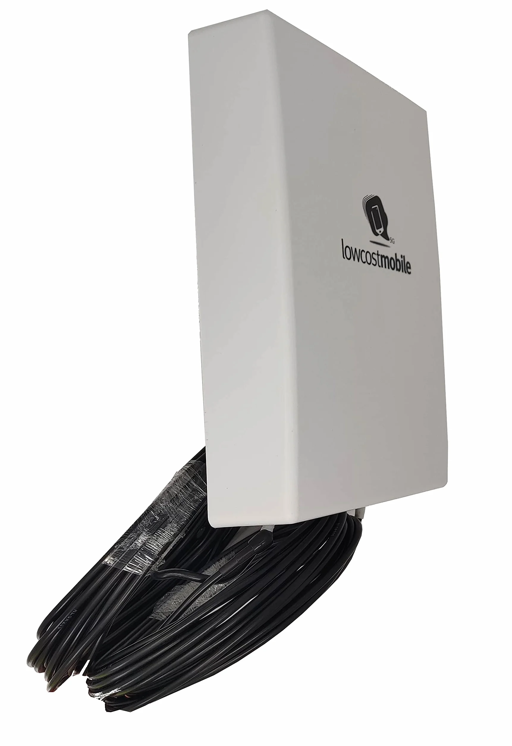 LowcostMobile PAN5G-MIMO-2021 Antenna 4G 5G MIMO Direzionale 7003800Mhz 2x5m nero SMA Cavo ALSR200 OUTDOOR compatibile con Huawei, Asus, TP Link