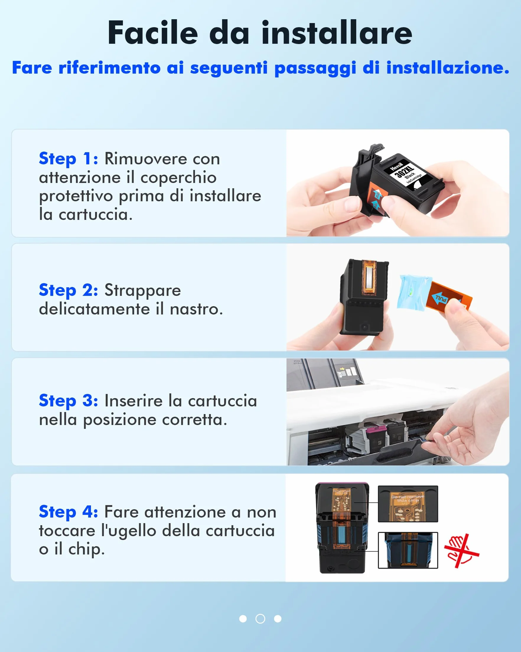 Cartucce d'inchiostro HP 302 XL 302XL Nero e Colore per HP Envy 4520, Officejet 3830, DeskJet 3630 (2-Pack)