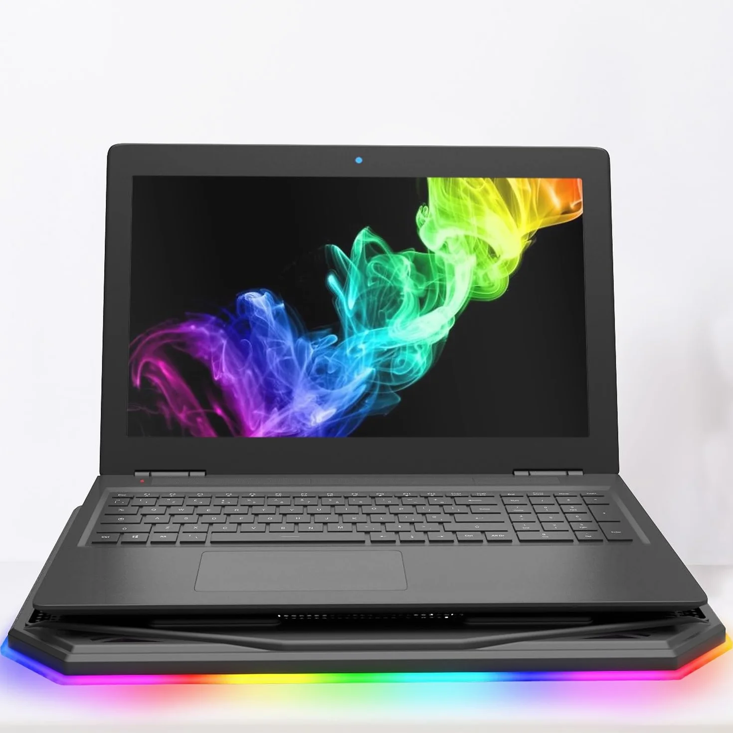 KLIM K21 Base Raffreddamento PC portatile RGB 11-17" Ventola Gaming USB Silenziosa Compatibile Mac PS4
