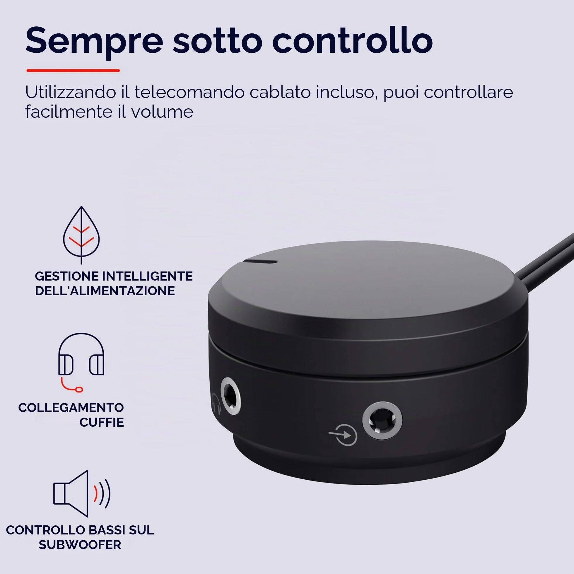 Trust Yuri Set 2.1 Subwoofer Casse PC 120 W Legno Driver 5.25 Pollice
