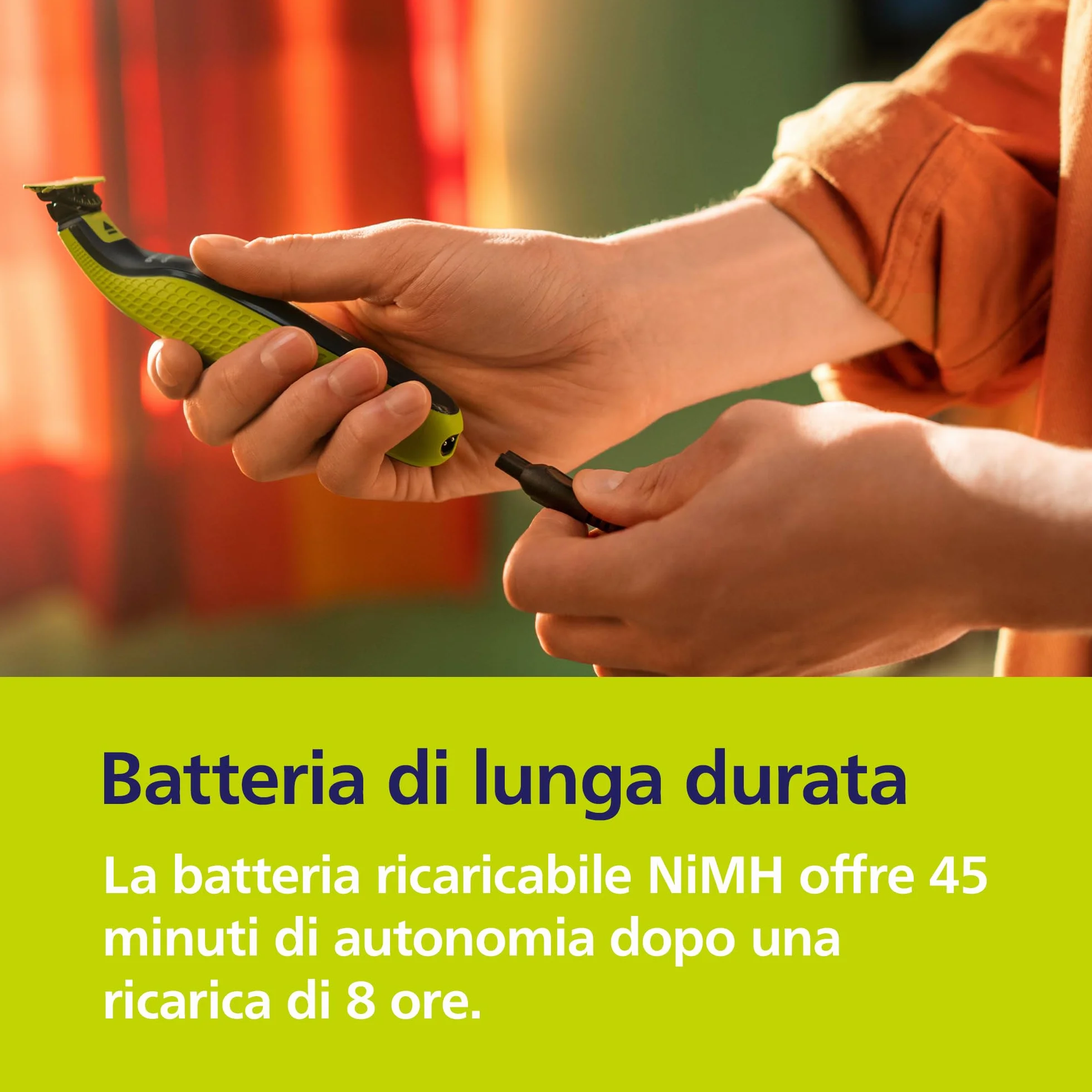 Philips OneBlade 360 Regolabarba e rasoio elettrico, 2x 360 lame, 3 pettini 1-5 mm