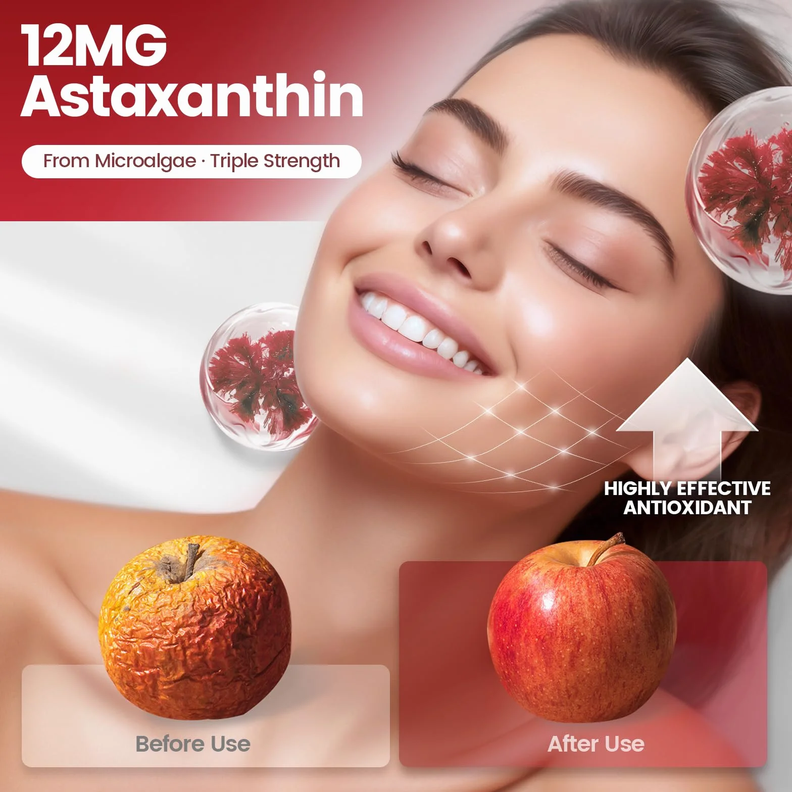VivoNu Astaxantina 12 mg 240 Capsule Integratore Antiossidante