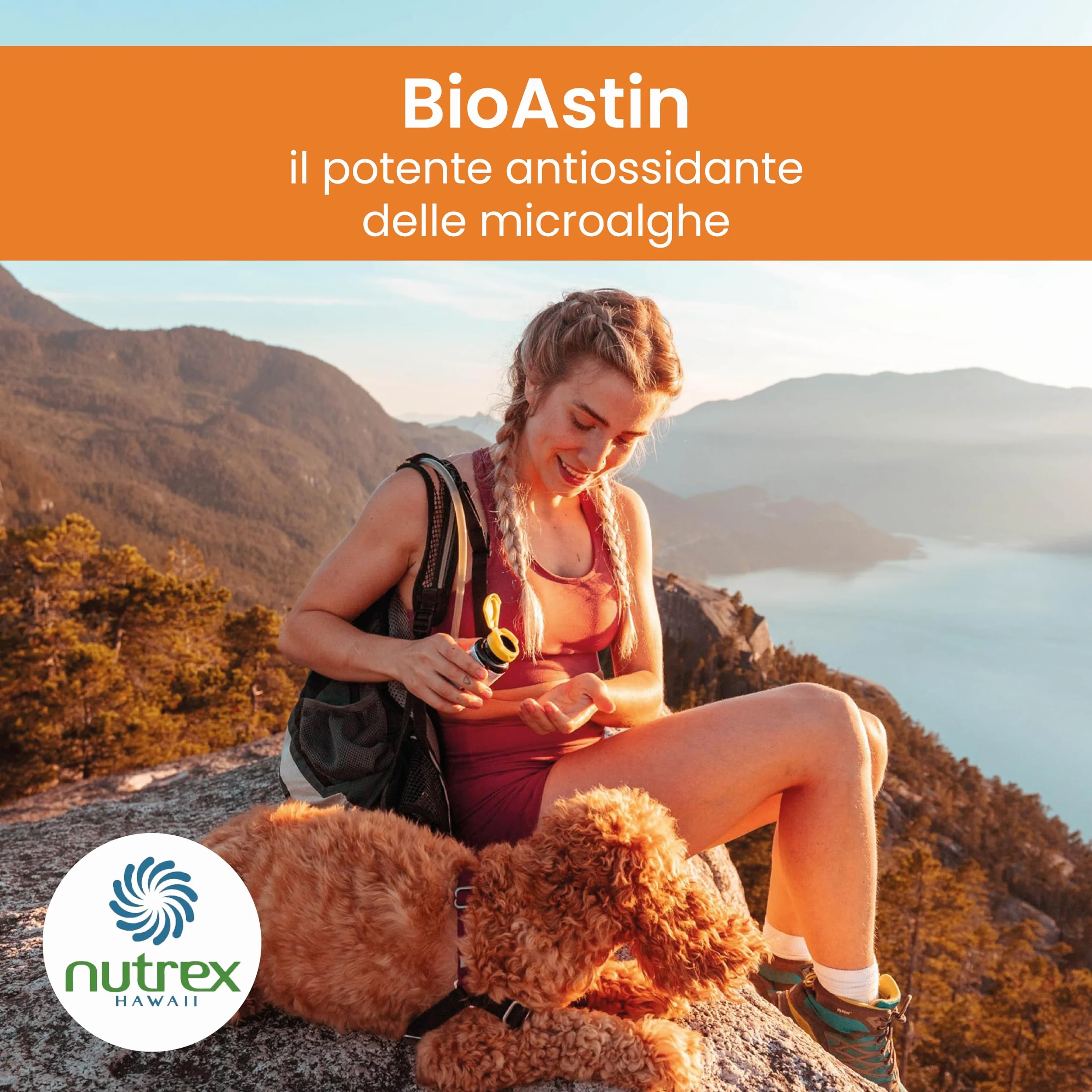 Nutrex Hawaii BioAstin Hawaiian Astaxanthin 12 mg 50 Capsule morbide Vitamina E non OGM