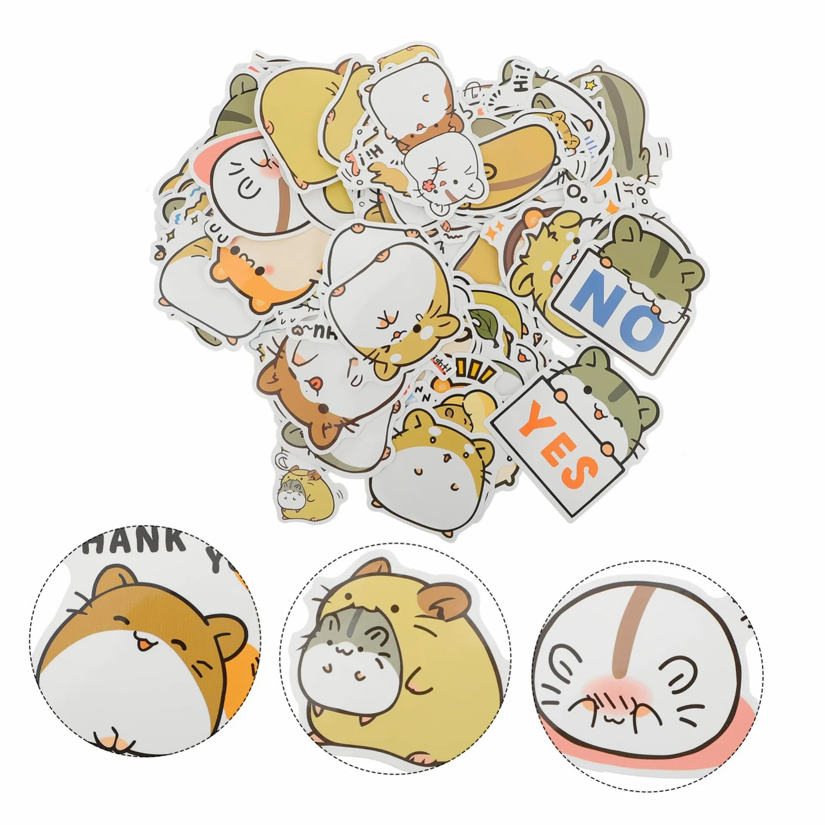 NUOBESTY 3 Set Adesivi Per Laptop Cartone Stickers Decorativi Per Scrapbooking E Facili Applicare Su Laptop Taccuini E Altri Oggetti 200 Pezzi*3