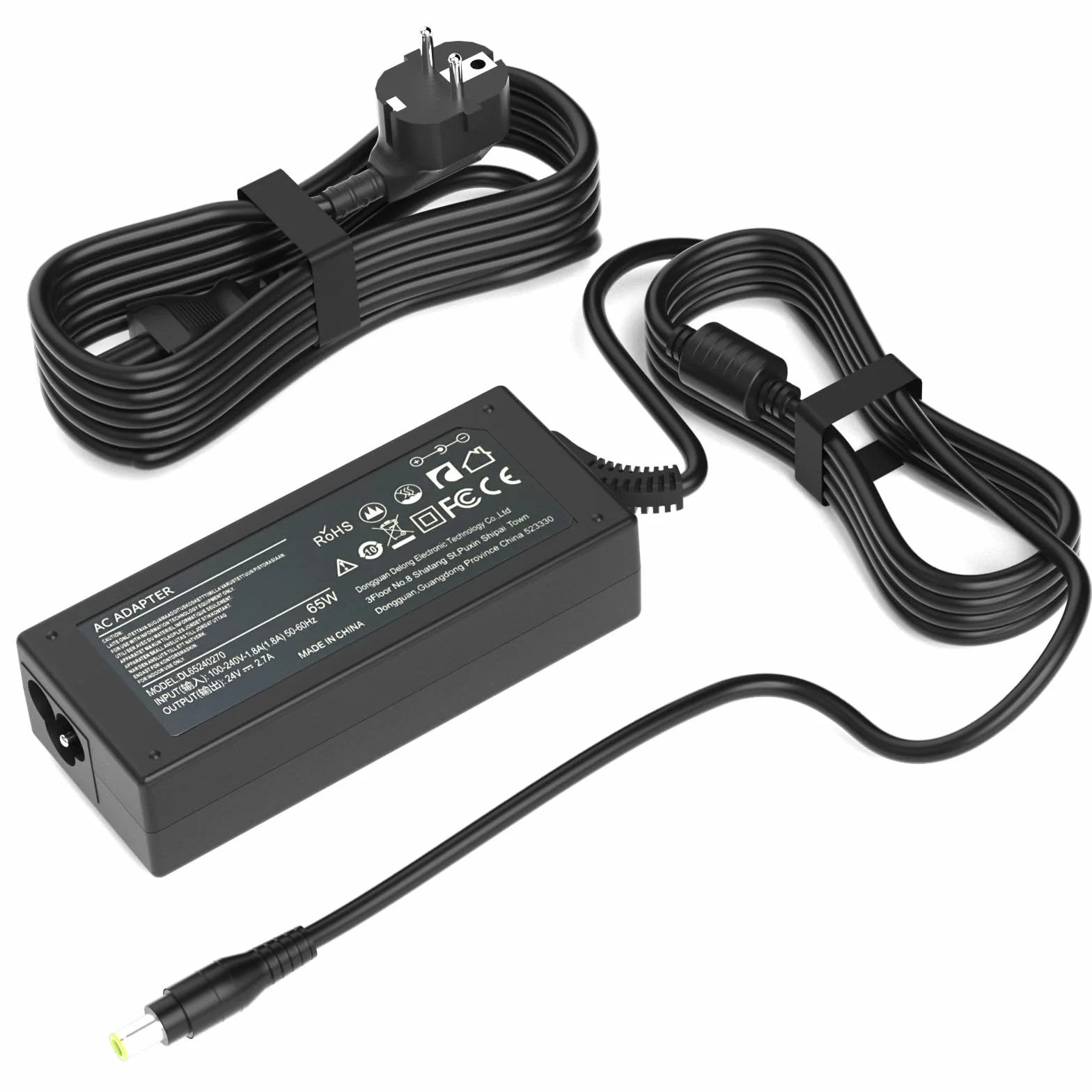 Caricabatterie 24V Compatibile Fujitsu Scanner S1500 S1500M fi-7160 fi-7180 fi-7260 fi-7280 fi-5120C fi-6110 fi-6140 fi-6230 fi-6240 Scansnap