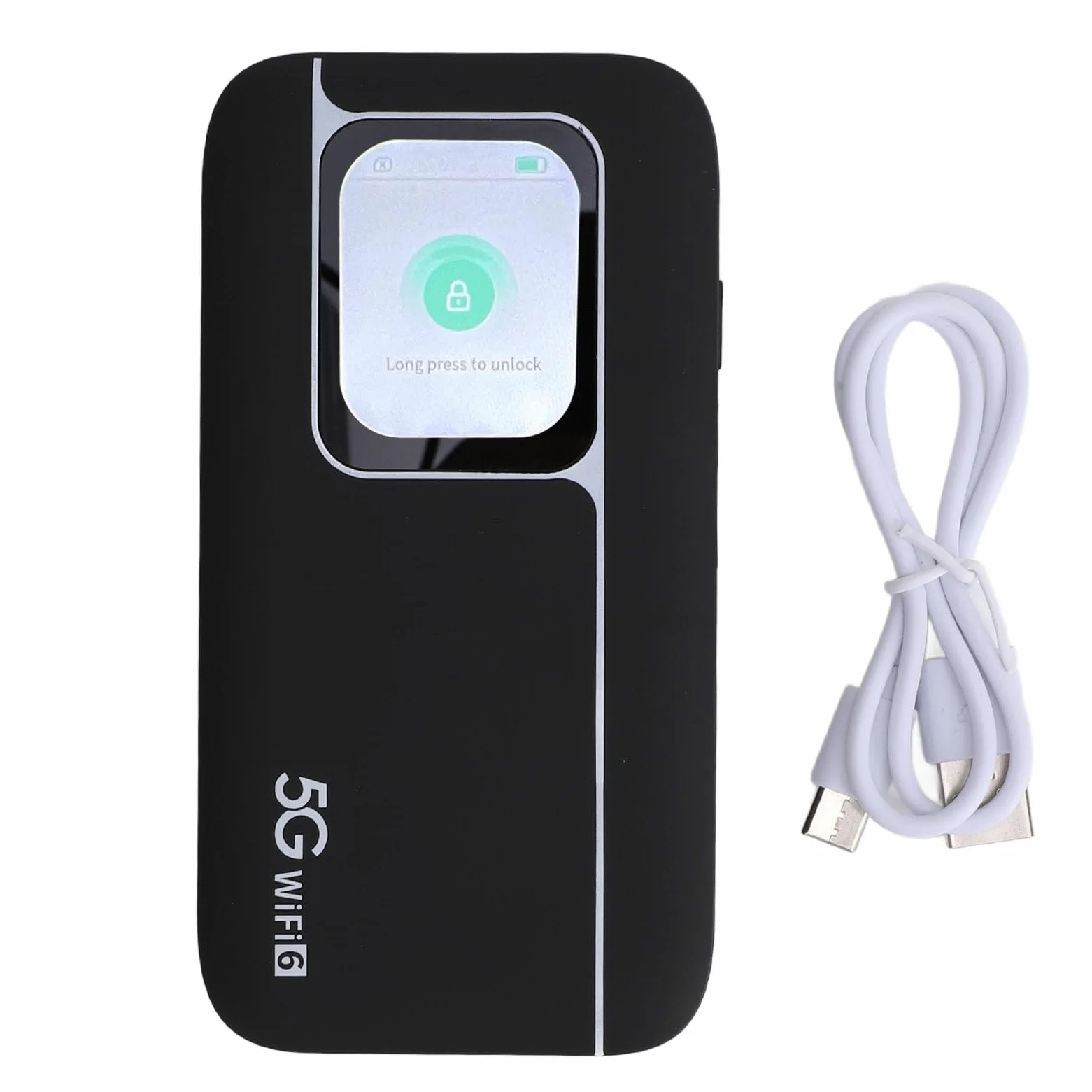 aqxreight Router Wi-Fi 6 5G Mobile Hotspot, 7100mAh, IP67, for Outdoor | 2.77Gbps speed, -band, connects 16 devices, supports 5G/4G/3G, for travel