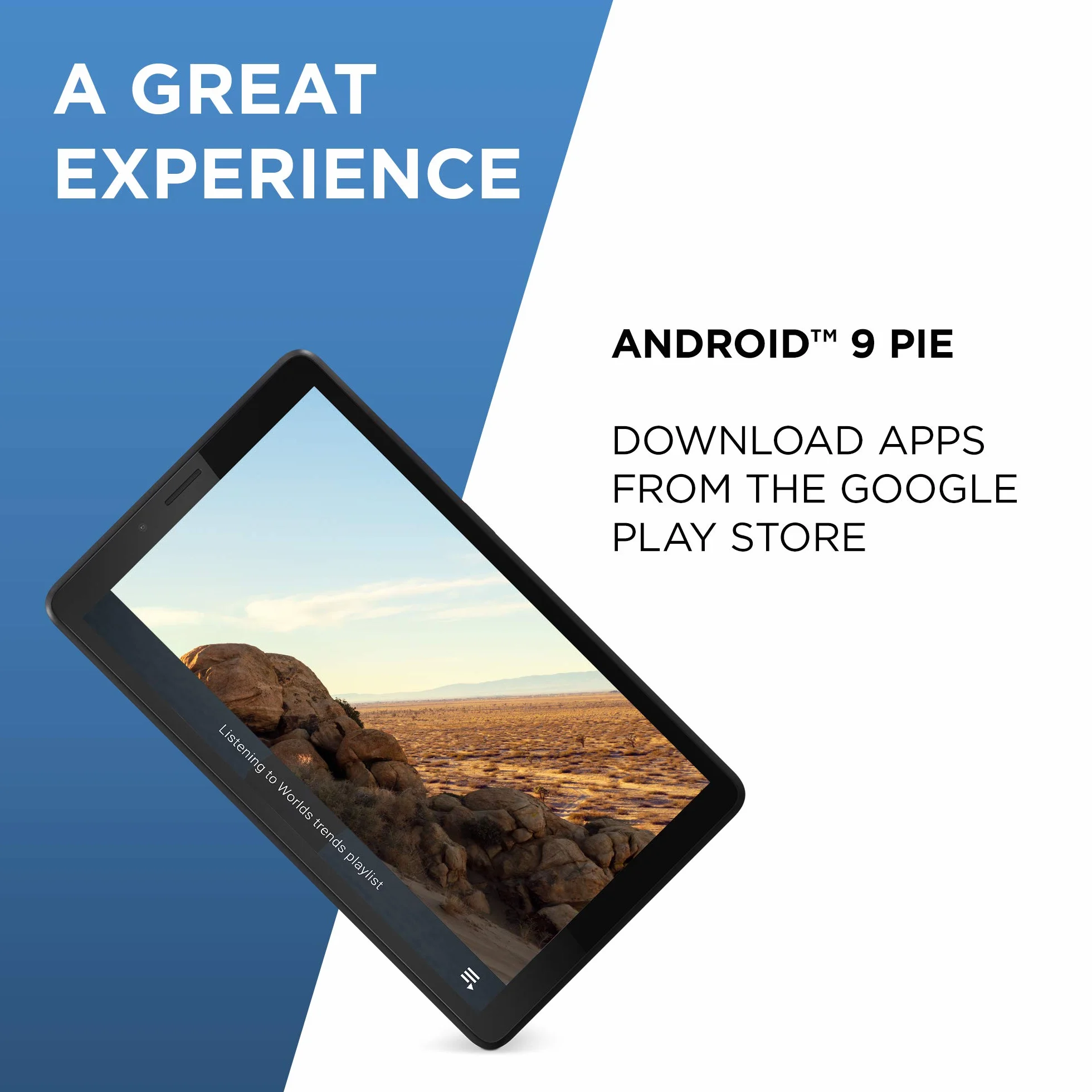 Lenovo Tab M7 7" HD Tablet 1 GB RAM 16 GB eMMC Android Pie Grigio platino Ricondizionato