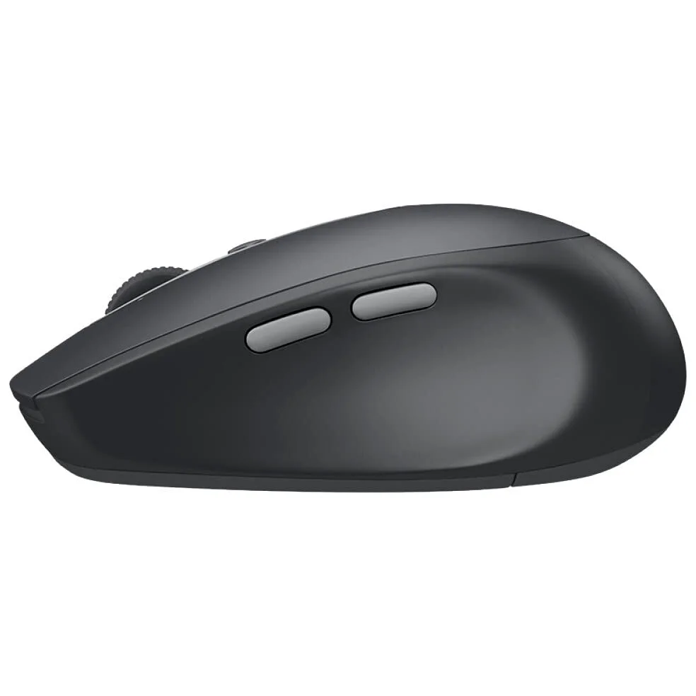 Logitech M590 Multi-Device Silent Mouse Wireless | Bluetooth, Ricevitore Unifying 2,4 GHz, Ottico 1000 DPI, 5 Tasti Personalizzabili, PC/Mac/Laptop - Nero
