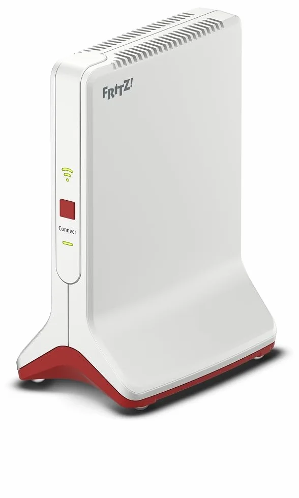 FRITZ!Repeater 6000 Edition International, Ripetitore - Wi-Fi 6 extender Triband con 2x 2.400 Mbit/s (5 GHz) & 1.200 Mbit/s (2,4 GHz), Mesh, Access Point, 2x Gigabit LAN, Interfaccia in italiano