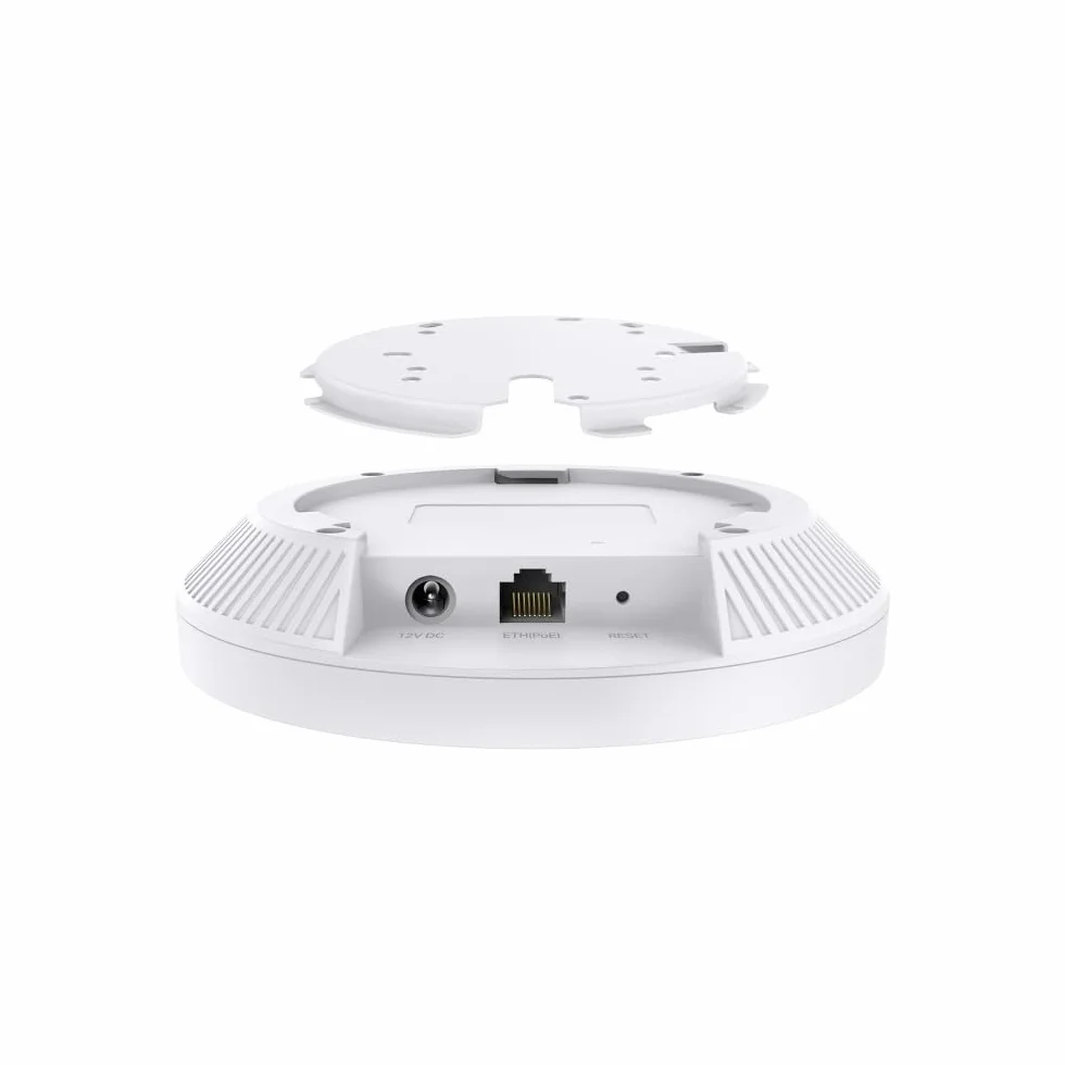 TP-Link EAP723 WiFi 7 Access Point, BE3600 Dual Band Wireless Access Point, Omada Mesh, Supporto PoE+ passivo Powered, Seamless Roaming, gestione centralizzata del cloud, facile montaggio a parete o
