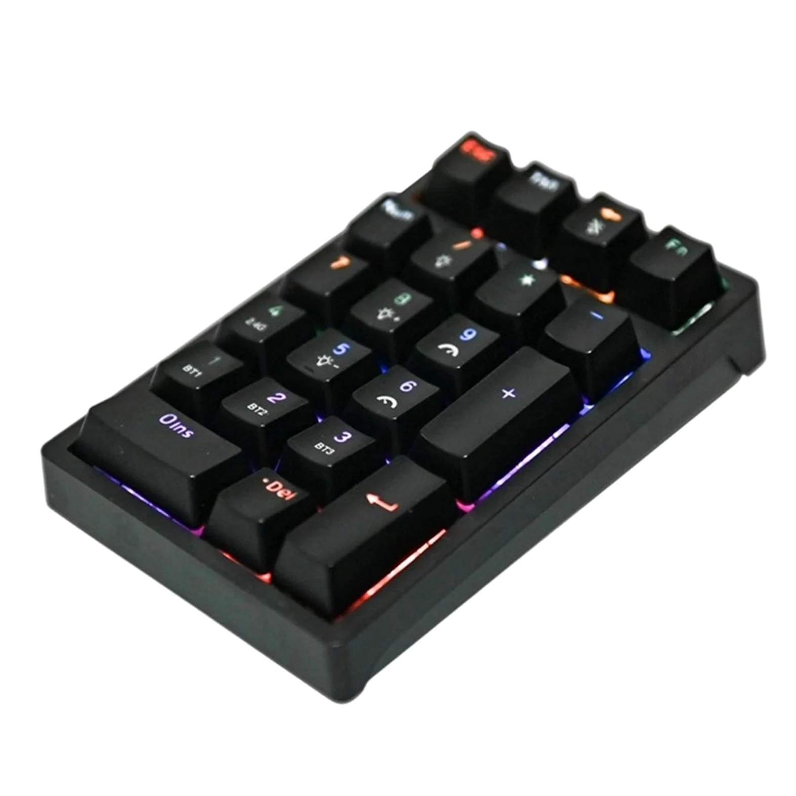 Tastierino Numerico Senza Fili Tastiera Meccanica USB e Compatta | Tastierino da 21 Tasti Portatile e Mini per Laptop, Desktop, Computer e