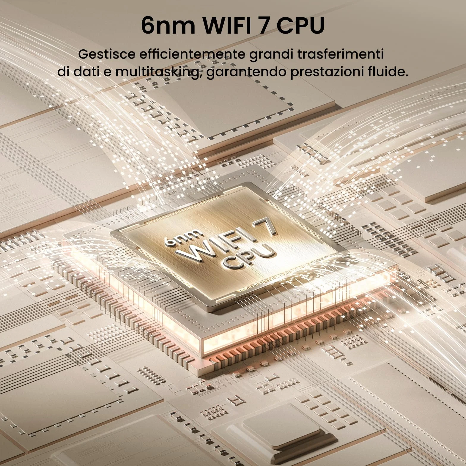Tenda Nova ME3 Pro 7 Sistema WiFi Mesh - BE3600 Dual Band (2.4GHz: 688Mbps, 5GHz: 2882Mbps), copertura per 2-3 camere da letto - 3 porte Gigabit per unità, NFC, WPA3, confezione da 2