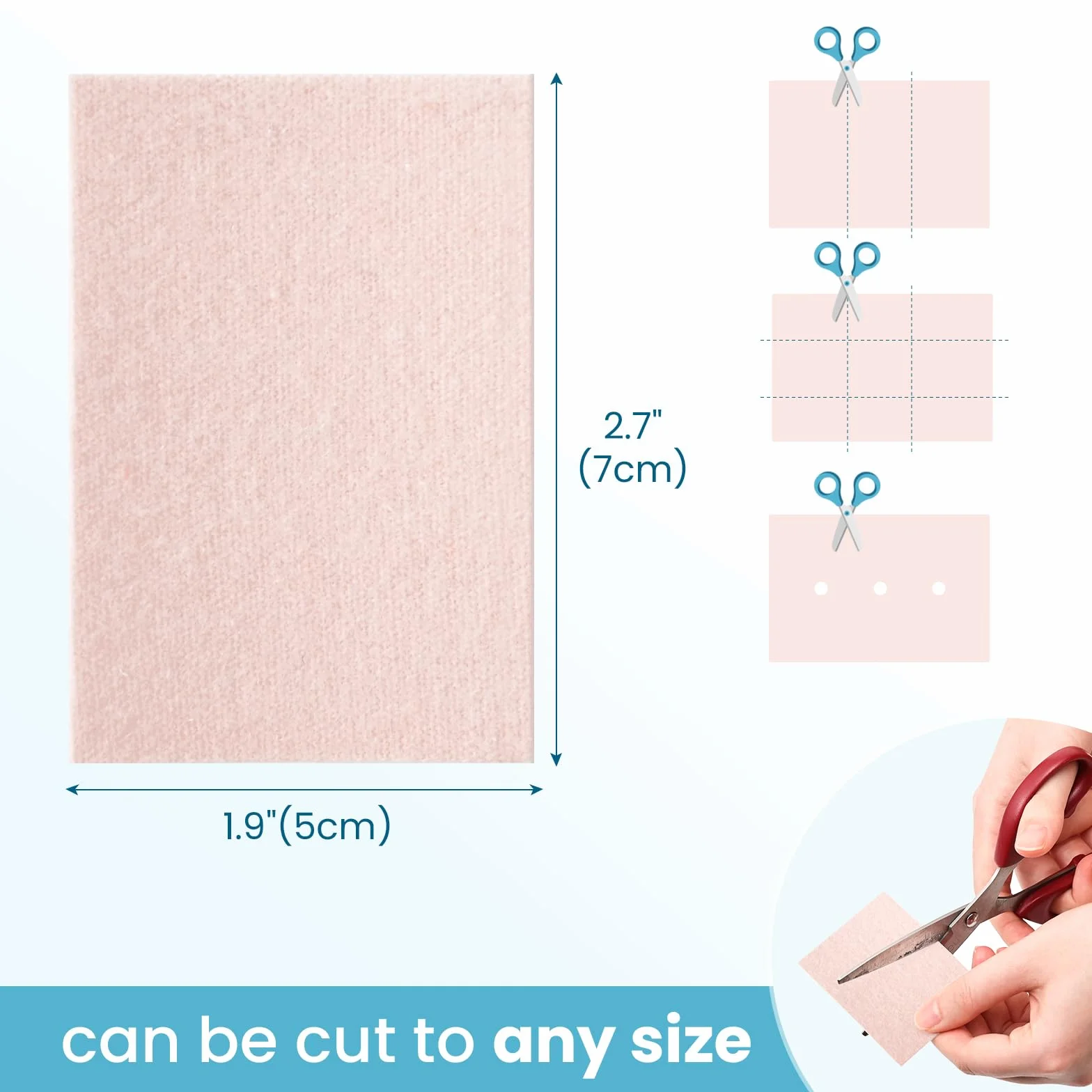 Sumifun Moleskin per piedi, 25 confezioni nastro adesivo per prevenzione tallone e dita, imbottitura Molefoam