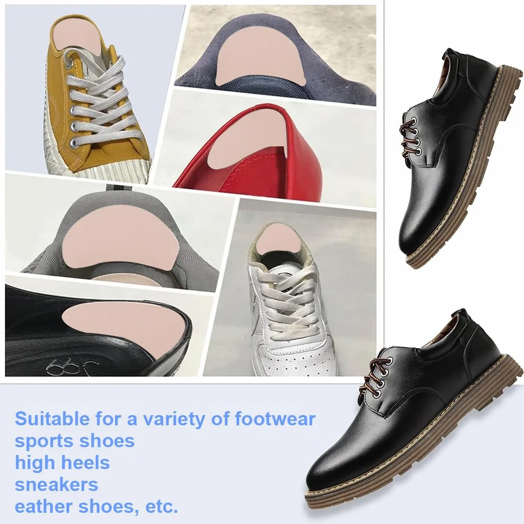 Toppe per riparazione scarpe 12 pz, patch adesivi punta e tallone