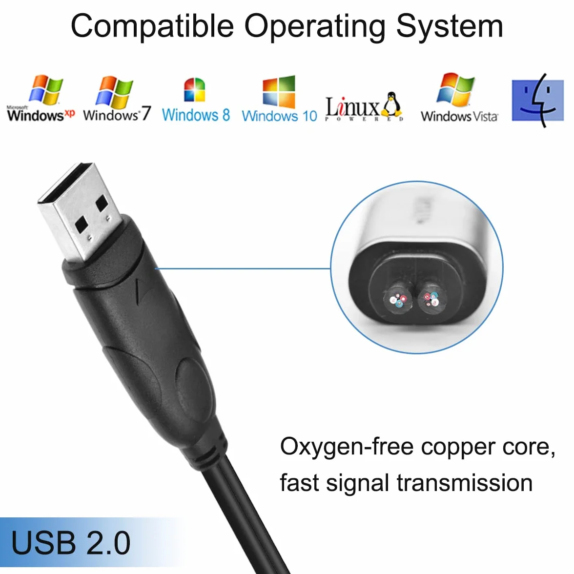 Cavo adattatore mouse tastiera adattatore PS2 a USB, spina maschio PS/2 femmina a USB A con chip, cavo convertitore 2 in 1 da PS2 a USB 2.0