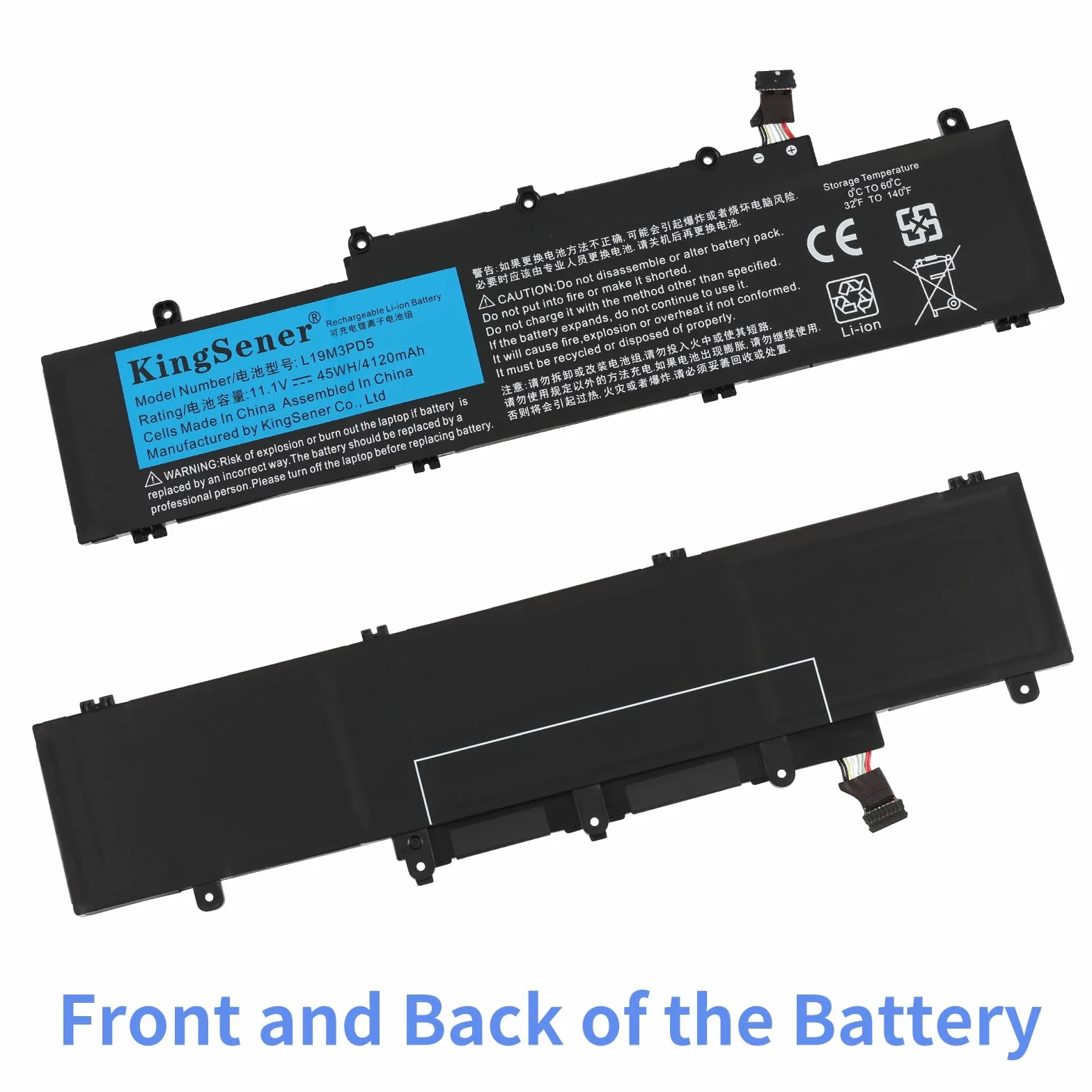 L19M3PD5 L19D3PD5 L19C3PD5 L19L3PD5 Batteria per Lenovo ThinkPad E14 E15 Gen 2/ Gen 3 SB10X02608 5B10X02603 SB10X02605 5B10X02594 5B10X02600 5B10X02606 11.1V 4120mAh/45WH
