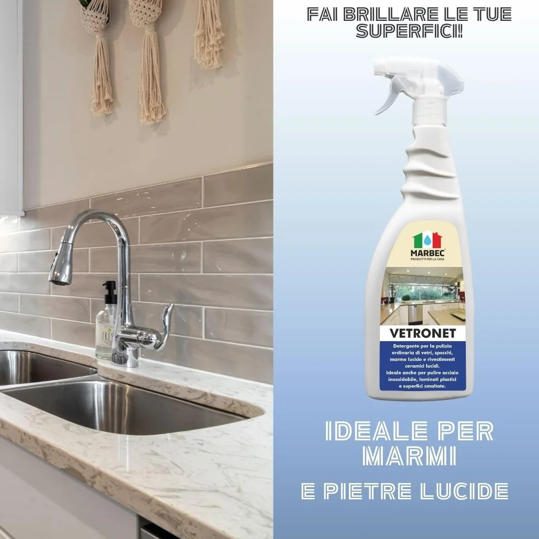 MARBEC VETRONET 750ML Detergente per vetri e superfici lucide
