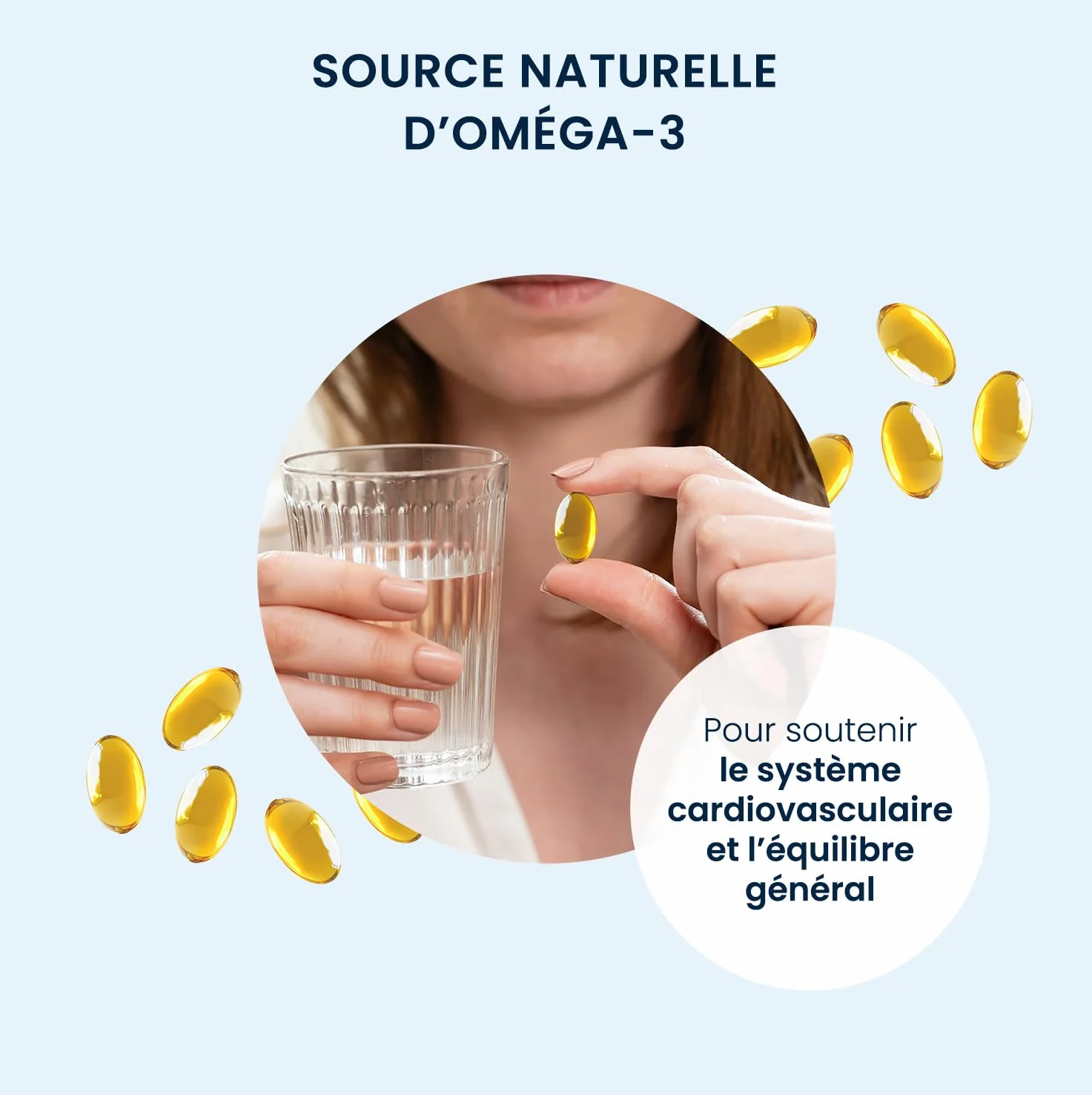 Olio di lino biologico capsule molli vegani ricco in acido alfa-linolenico ALA Omega 3-6-9 60 capsule Dynveo