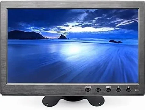 GeDi Monitor 10.1" Full-HD HDMI VGA AV Per Videosorveglianza e Auto Camper GD-101FHD