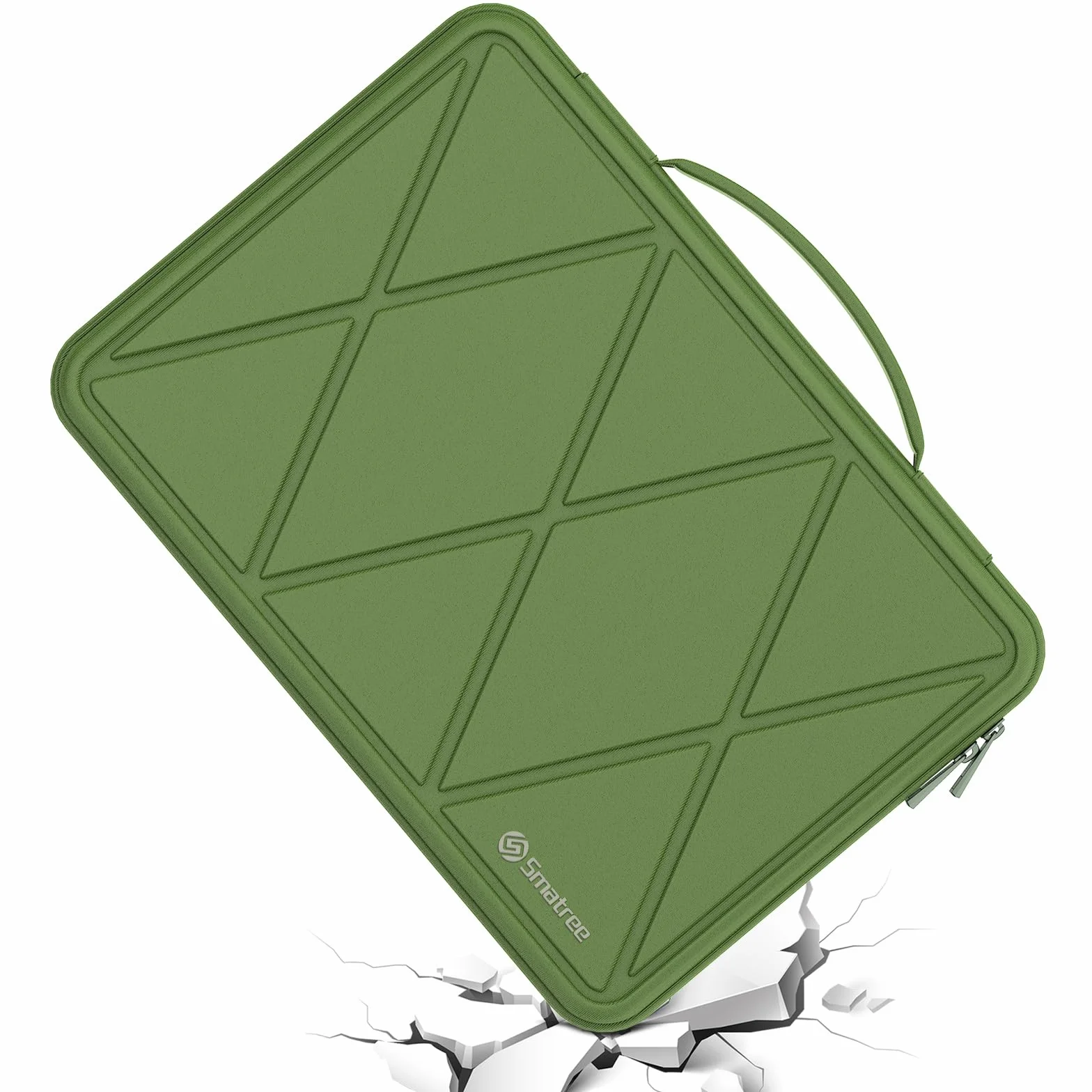 Smatree custodia rigida in EVA compatibile con 14 pollici HP OmniBook Ultra Flip 2-in-1 computer portatile Next Gen AI PC 14t,HP OmniBook 5 Next Gen AI 14 custodia,verde (X8038TG)