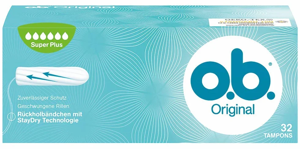 O.B. Tamponi super plus 32 unità confezione da 2 64 pezzi
