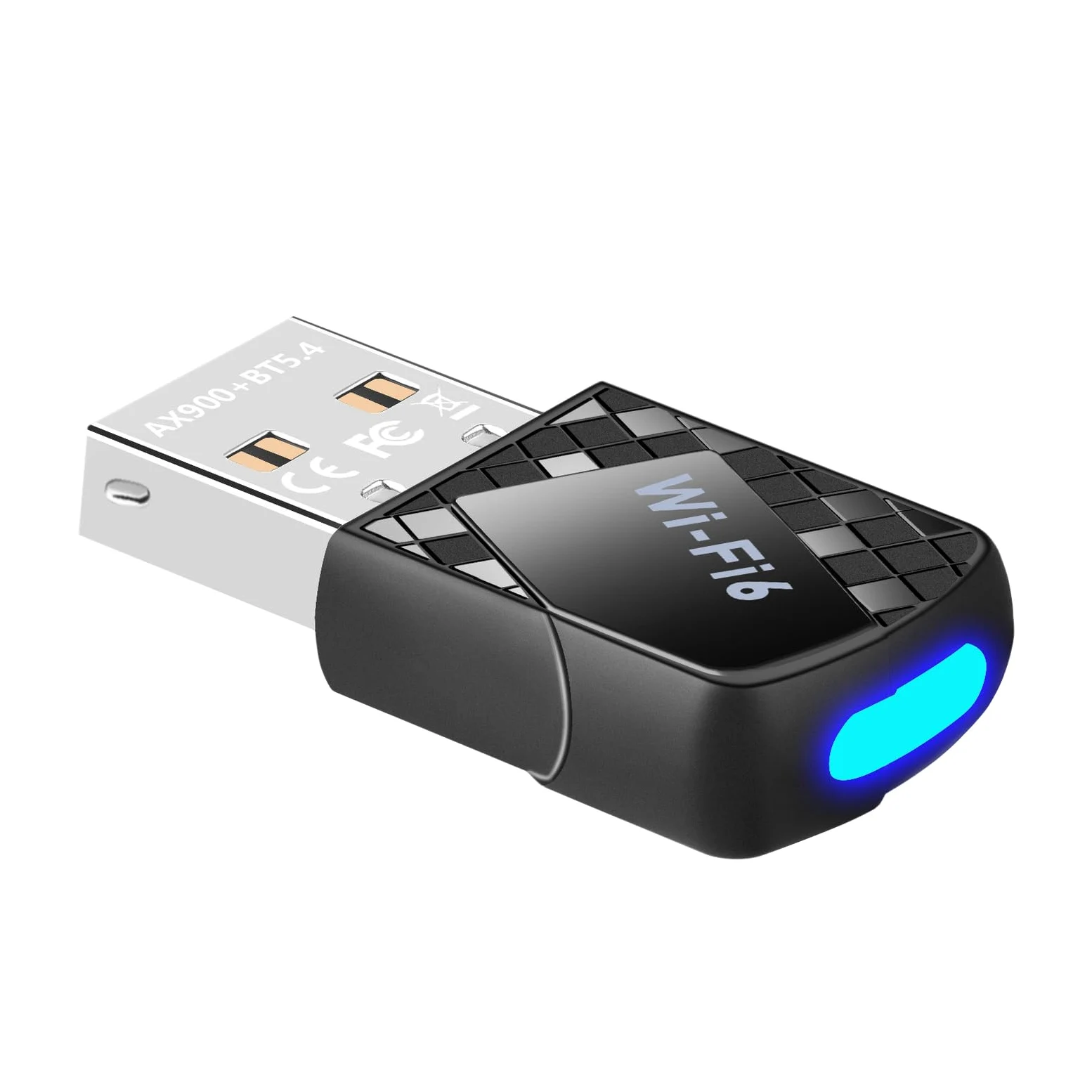 AX900Mbps Adattatore USB WiFi 6 per PC, adattatore WiFi Bluetooth 5.4 2 in 1. Adattatore ricetrasmettitore di rete wireless a doppia banda 2.4G/5G per laptop, desktop, WPA3, supporta Windows 11/10